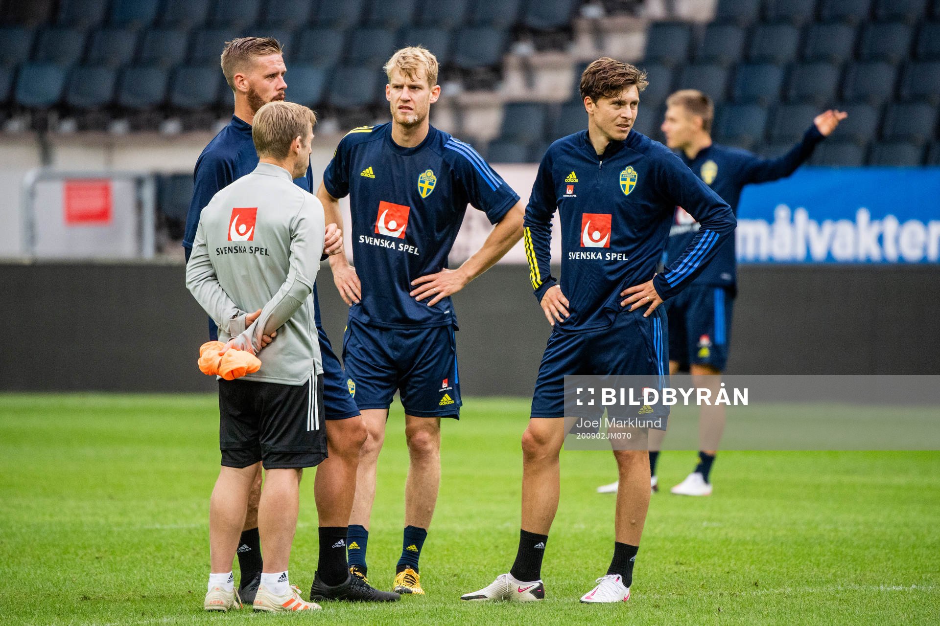 Pontus Jansson, Filip Helander and Victor Nilsson Lindelöf
