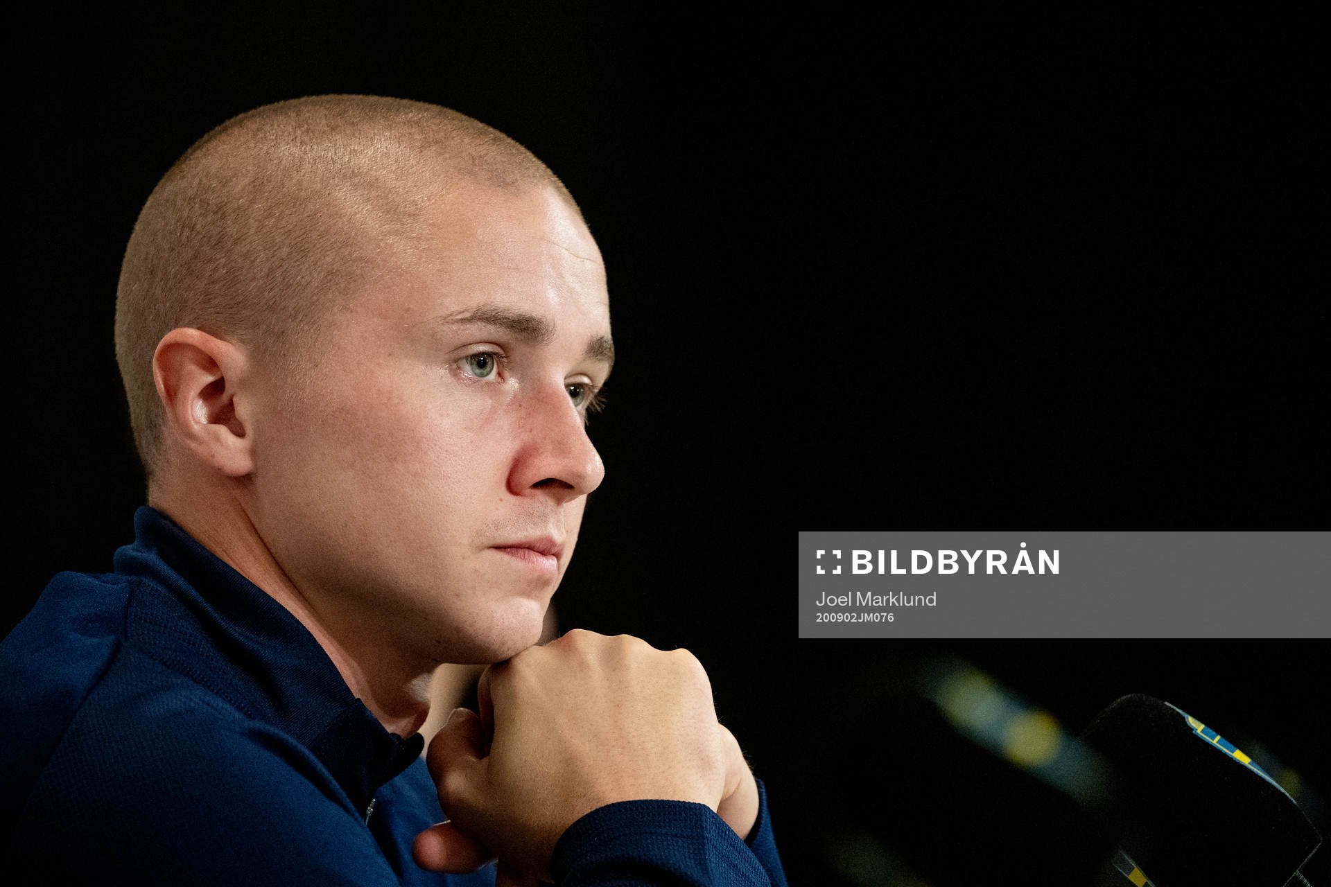 Sebastian Holmén of the Swedish national football team