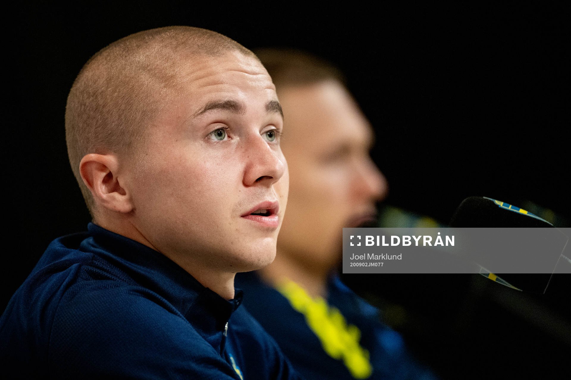 Sebastian Holmén of the Swedish national football team