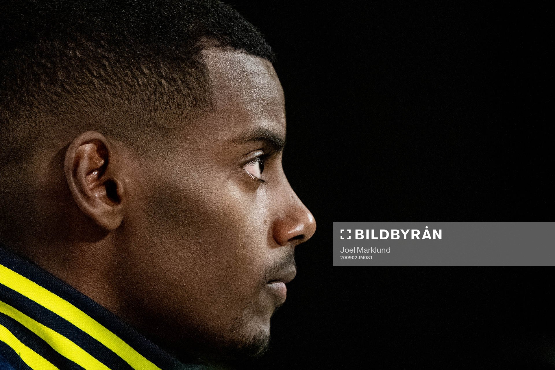 Alexander Isak of the Swedish national football team