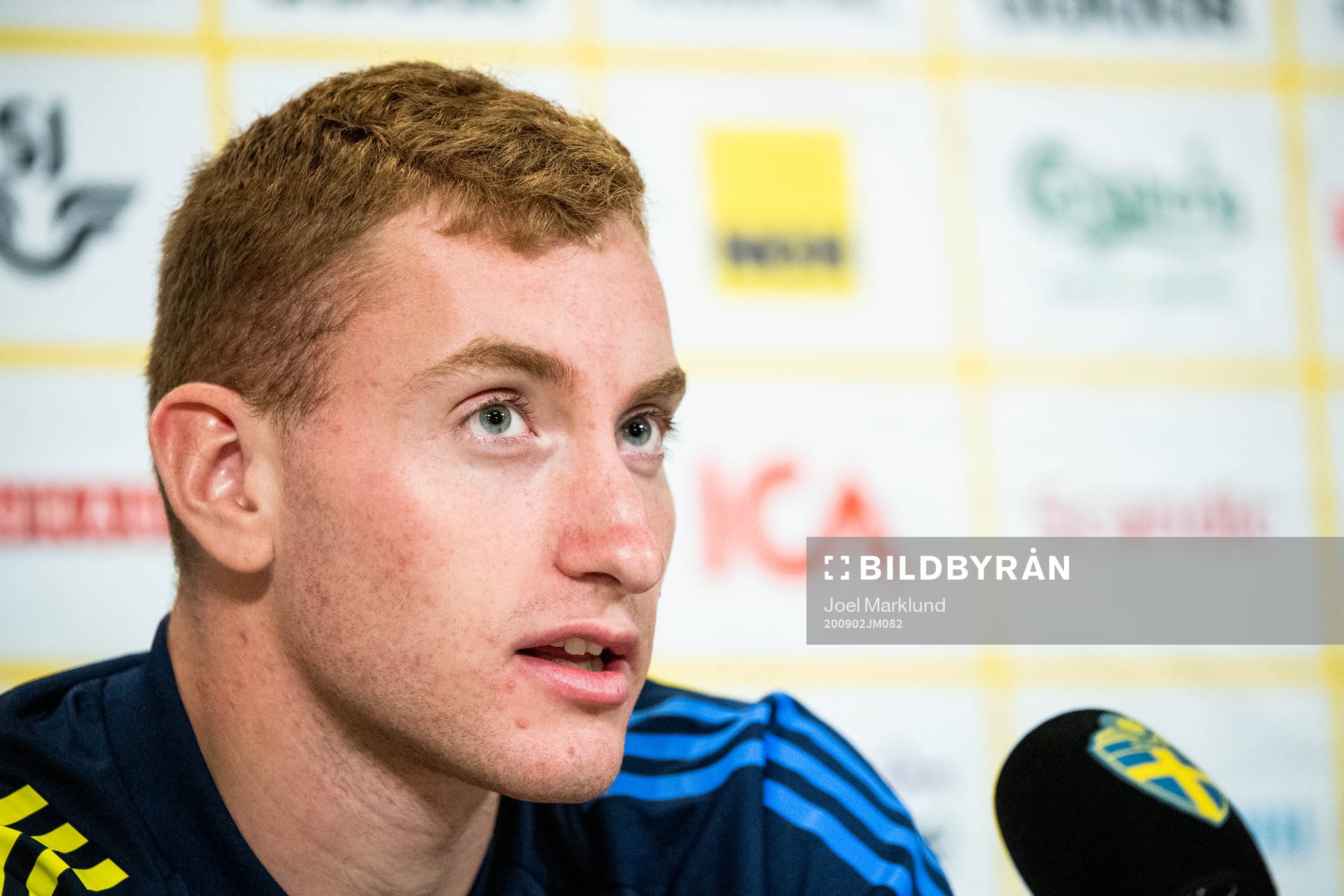 Dejan Kulusevski of the Swedish national football team