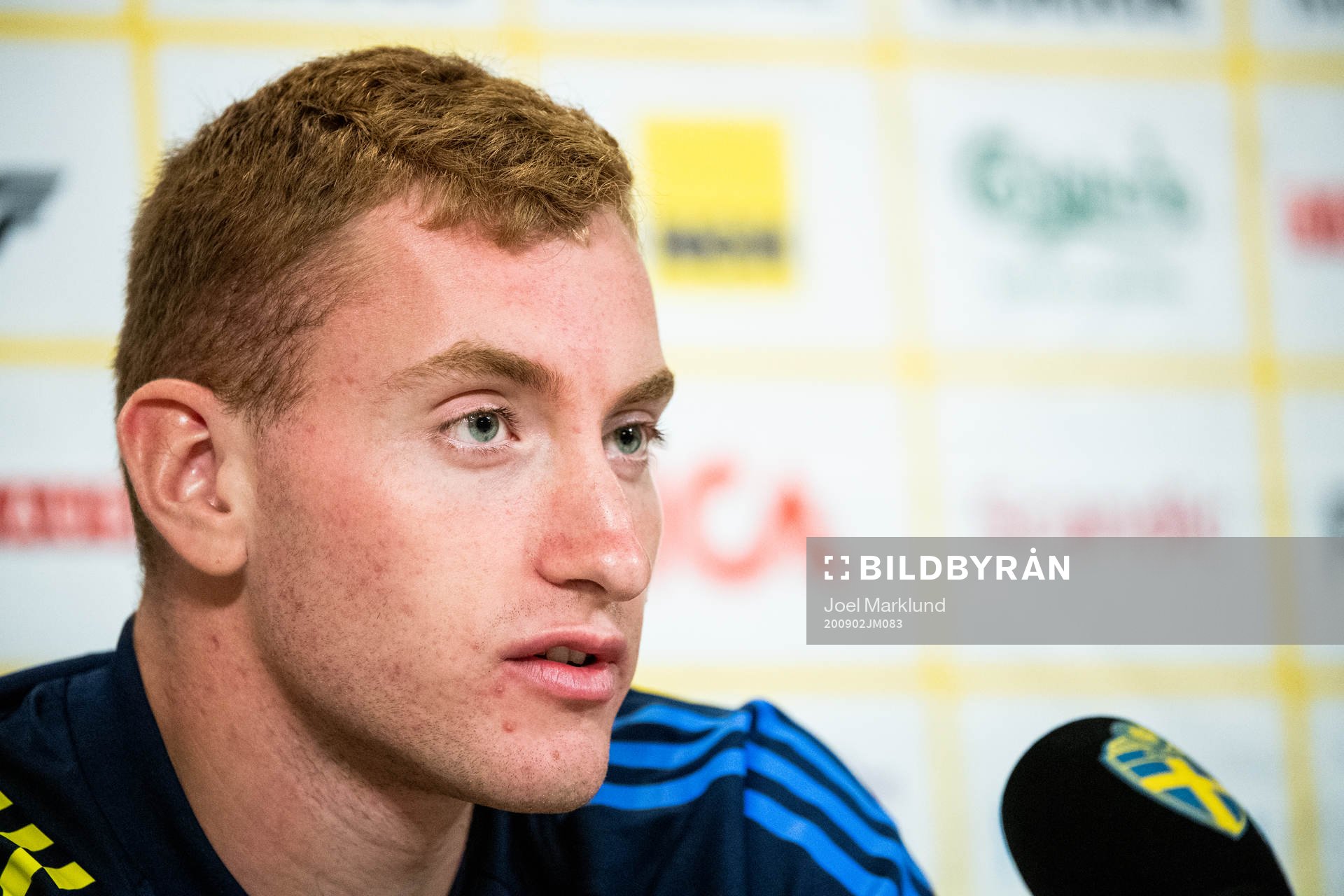 Dejan Kulusevski of the Swedish national football team
