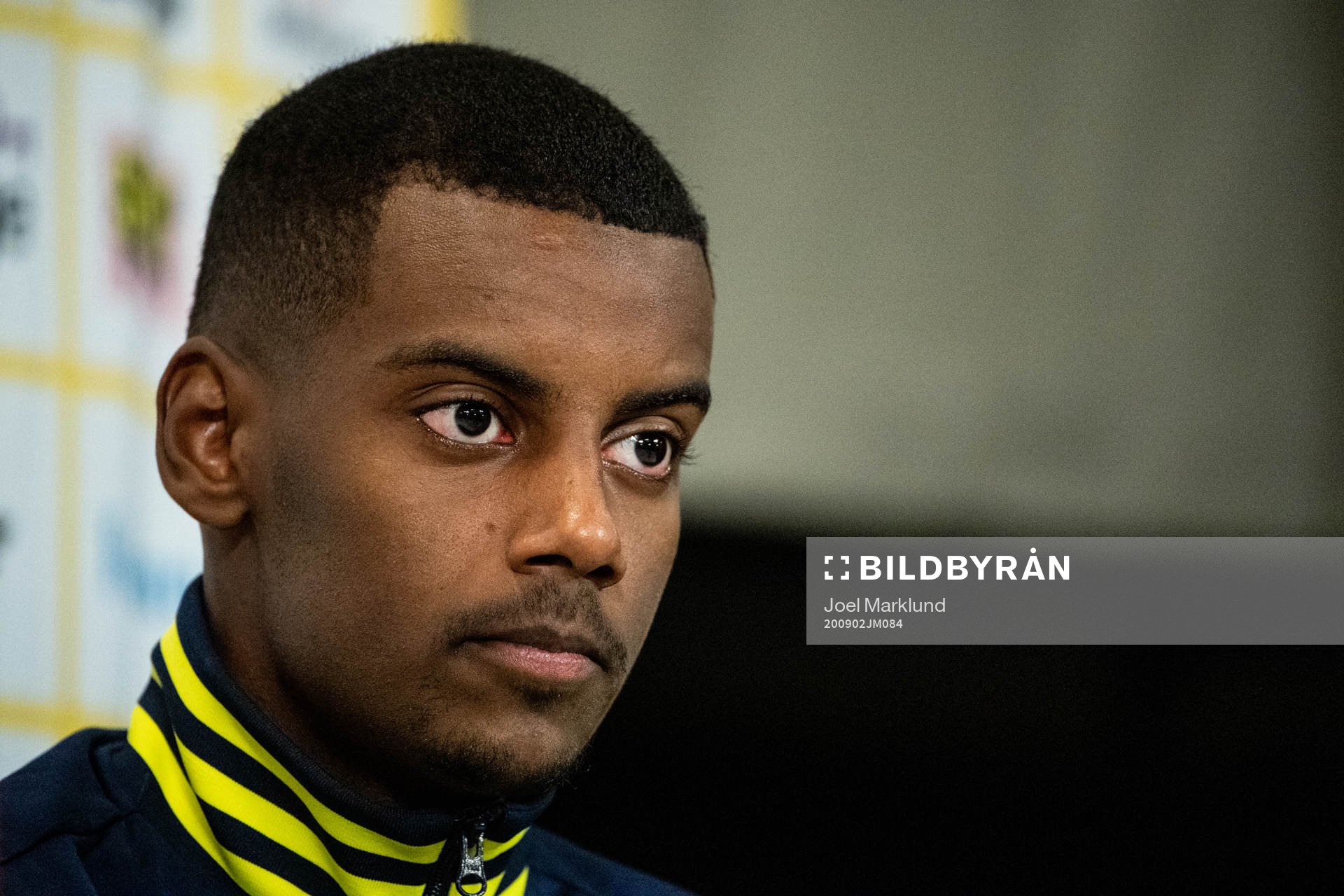 Alexander Isak of the Swedish national football team