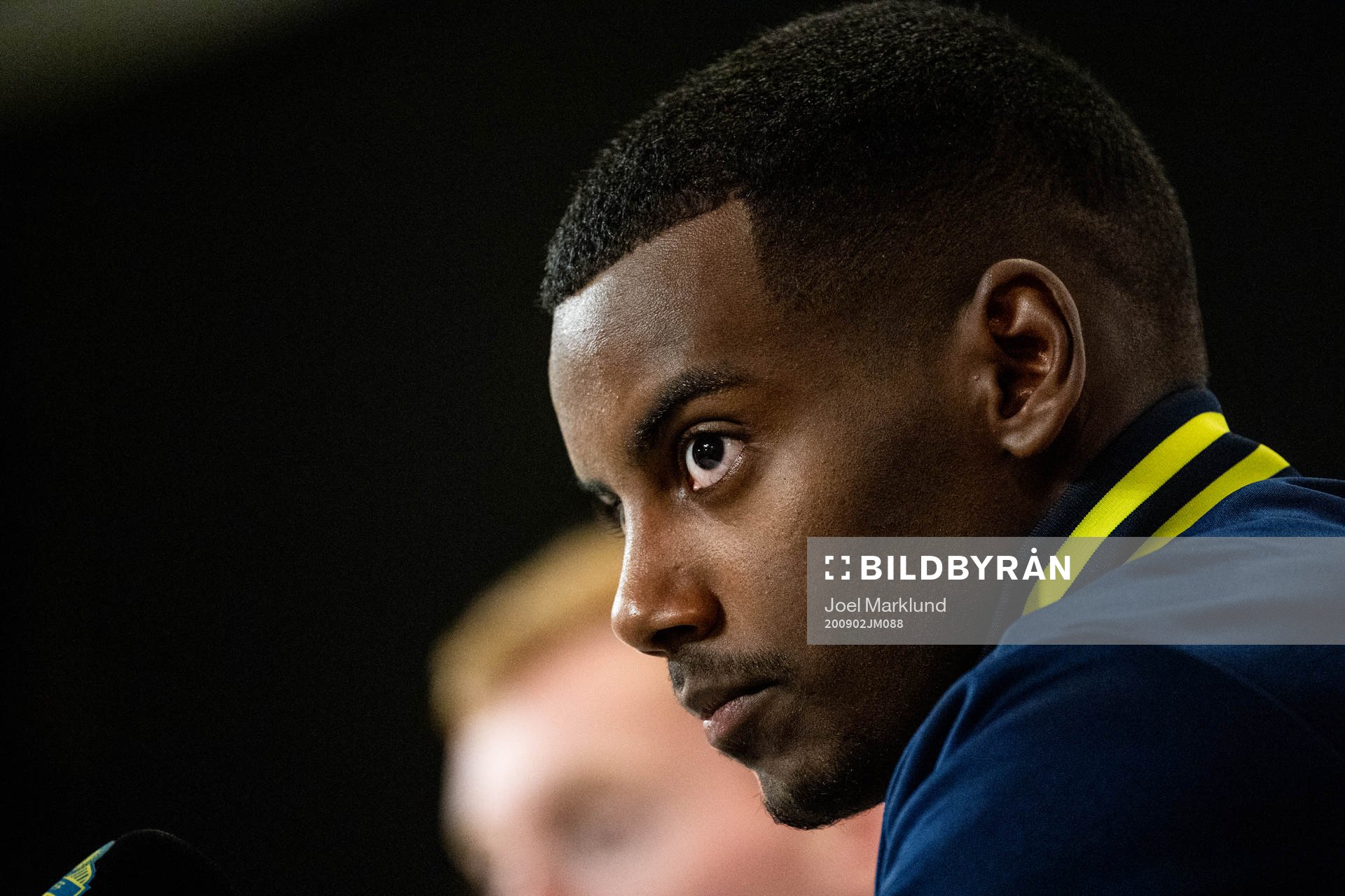Alexander Isak of the Swedish national football team