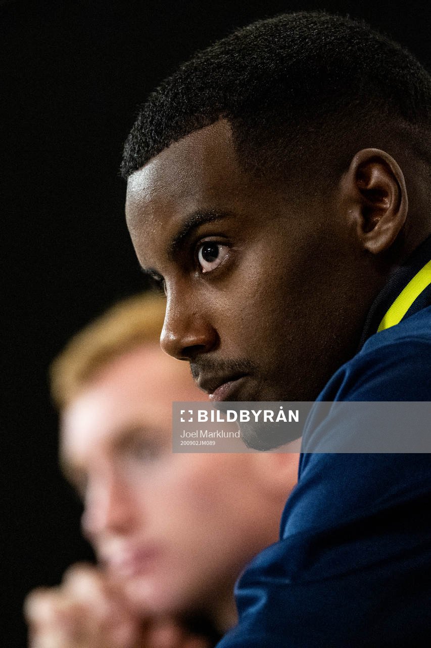 Alexander Isak of the Swedish national football team