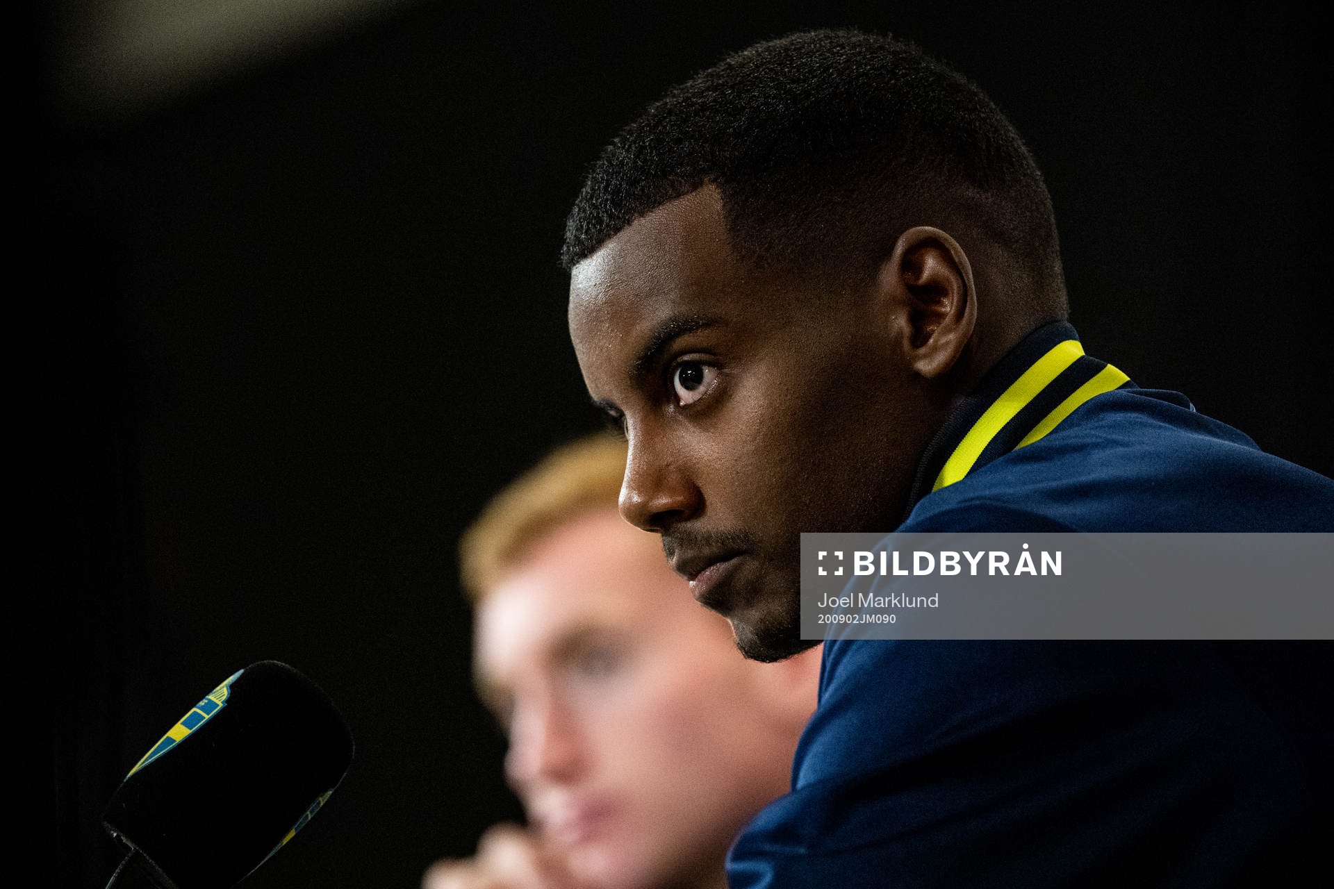 Alexander Isak of the Swedish national football team
