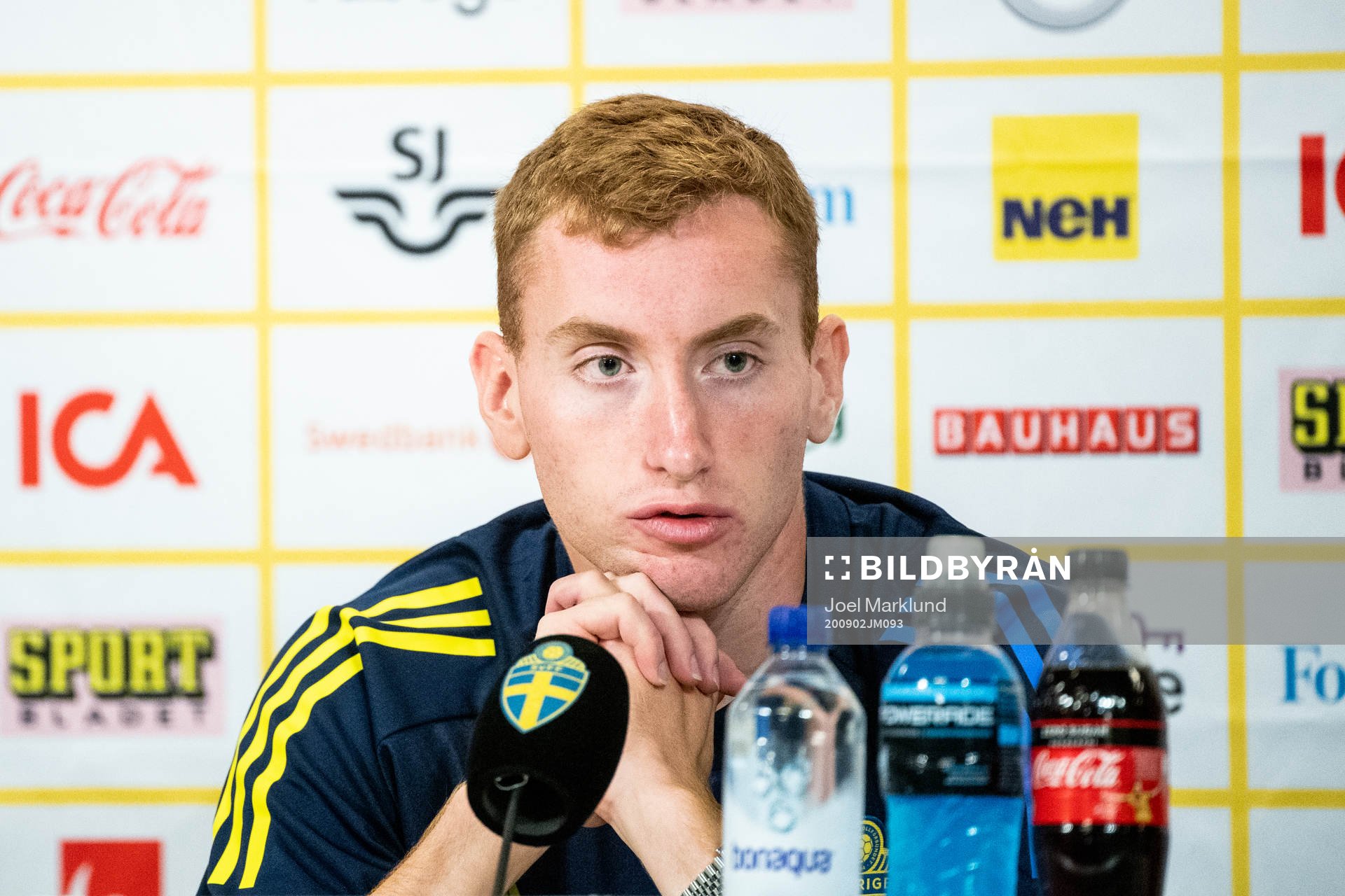 Dejan Kulusevski of the Swedish national football team