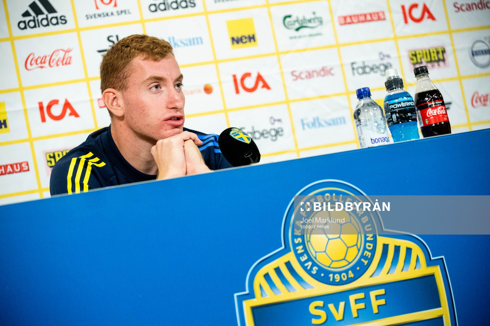 Dejan Kulusevski of the Swedish national football team