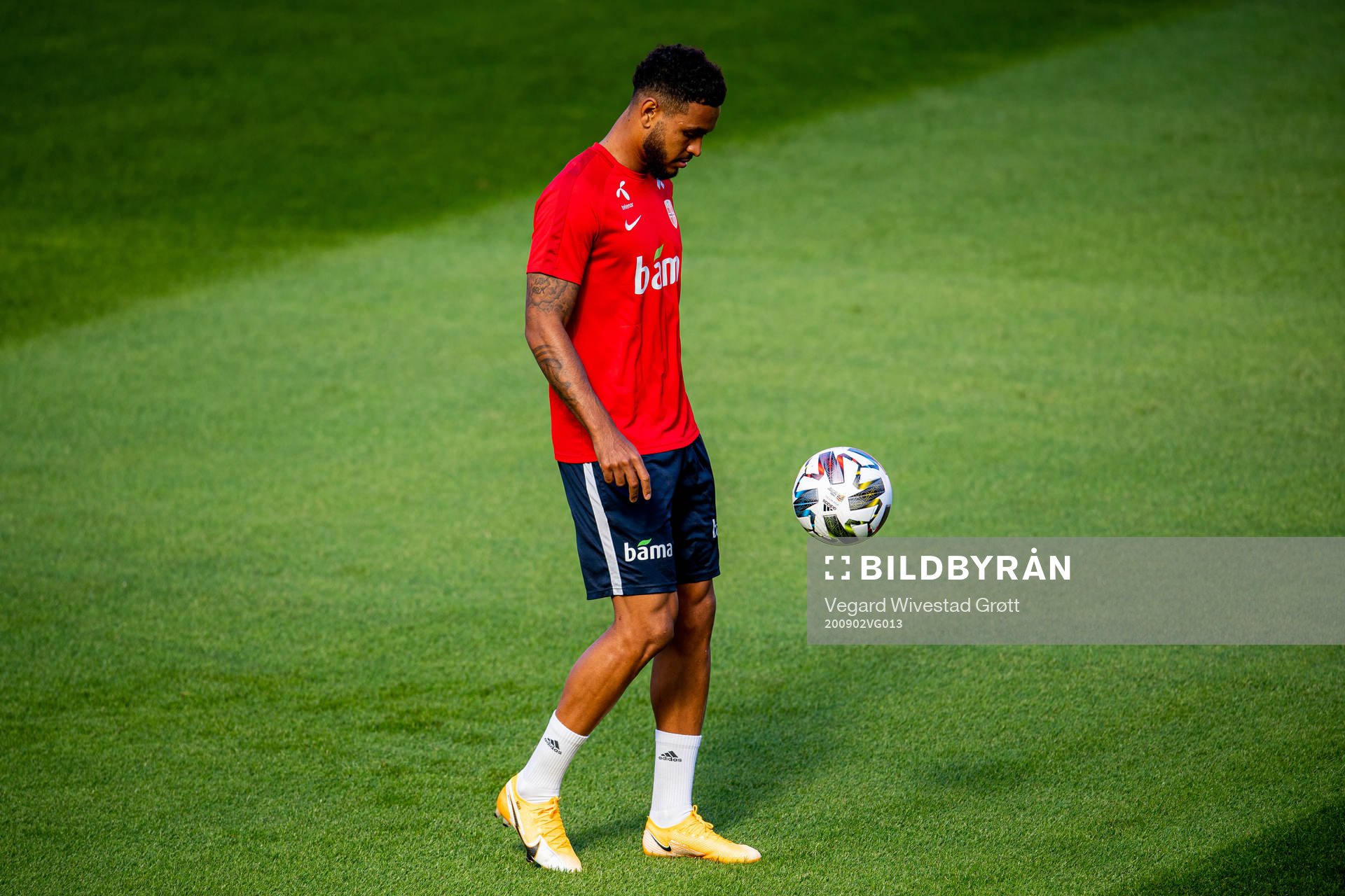 Joshua King of the Norwegian national football team