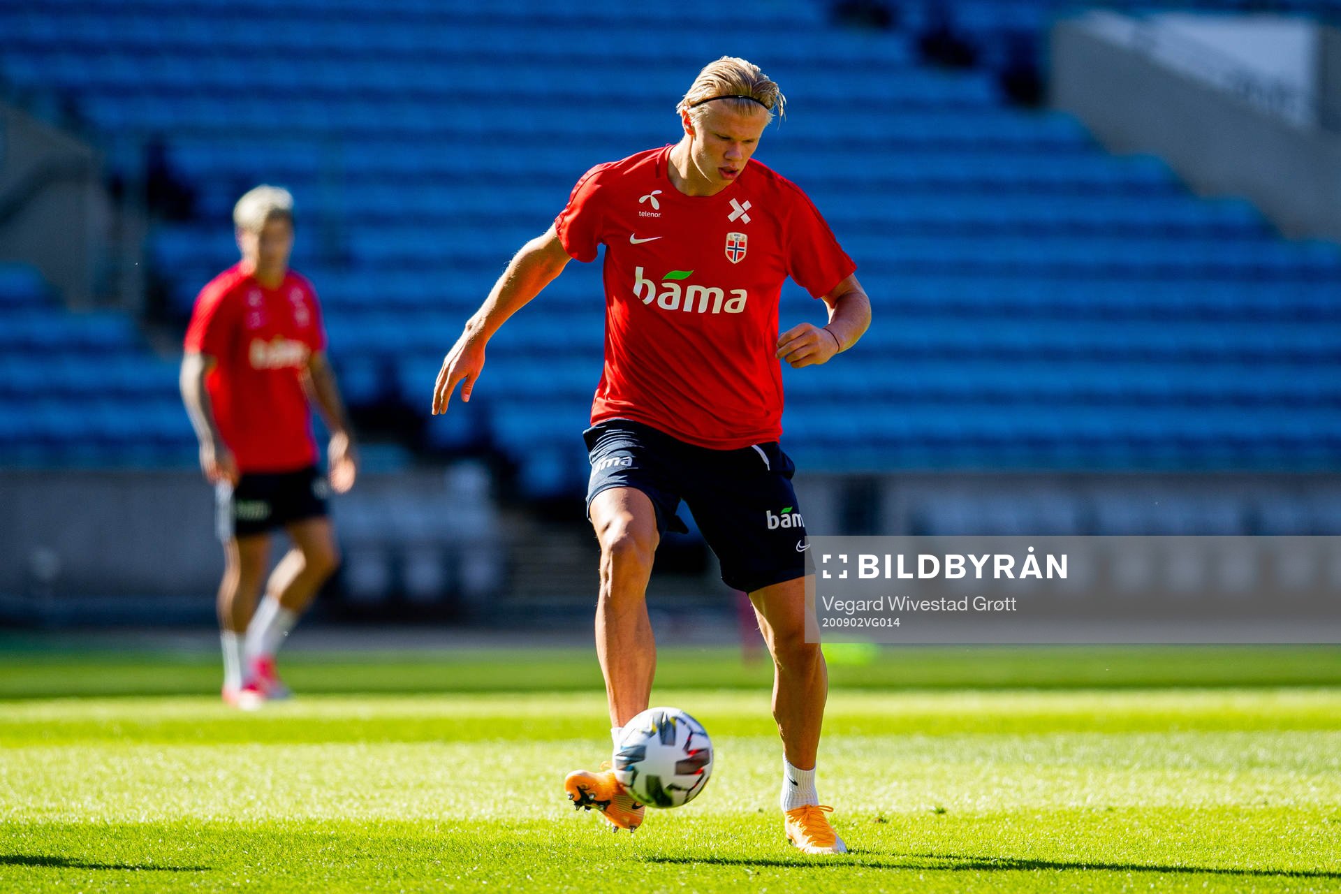 Erling Braut Haaland of the Norwegian national football team