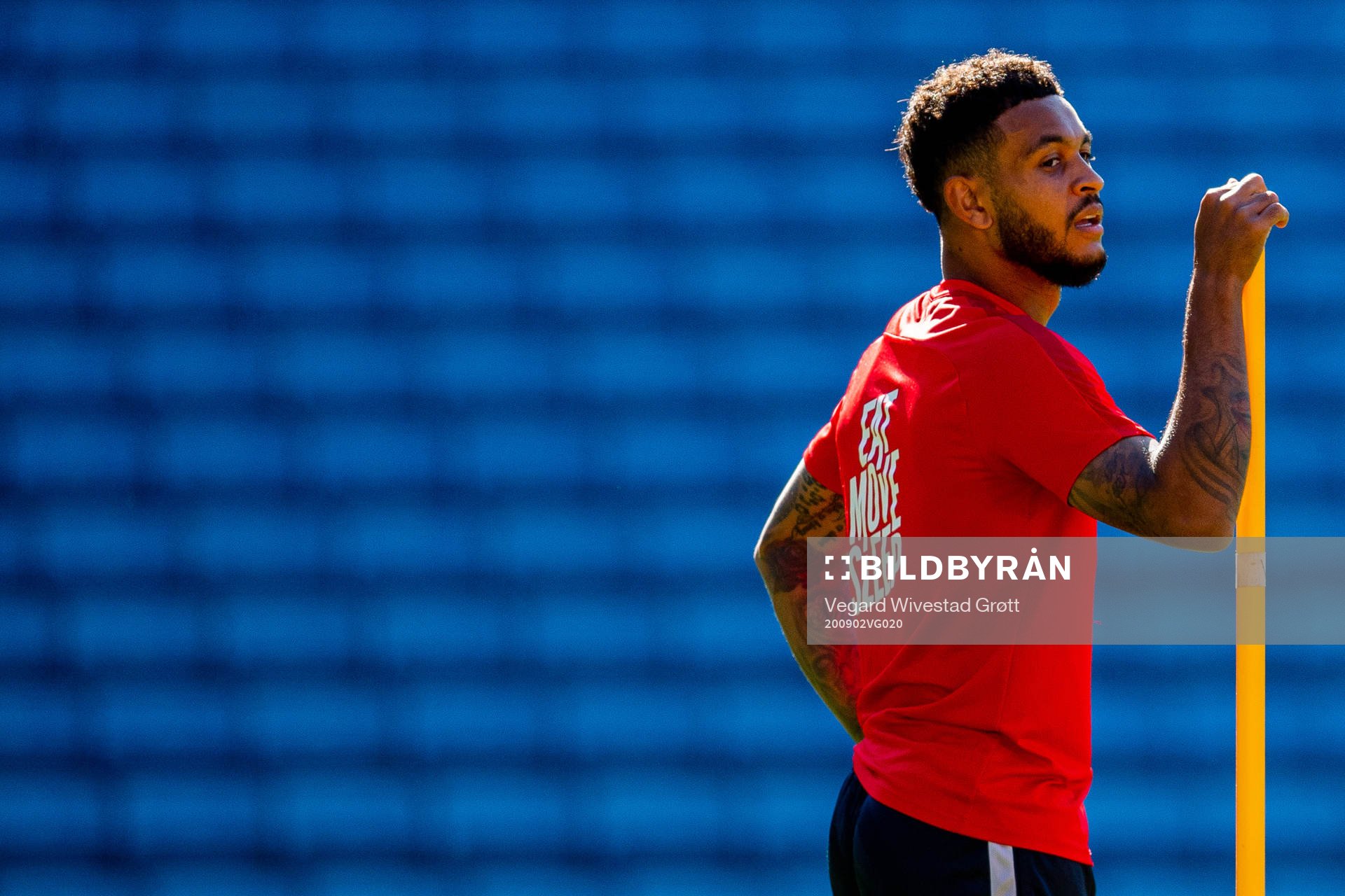 Joshua King of the Norwegian national football team