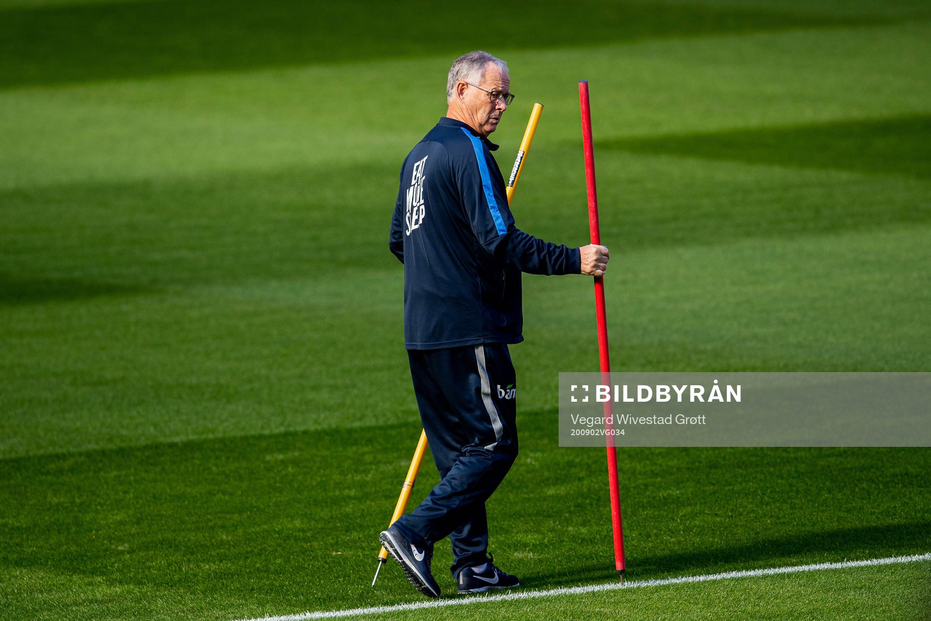 Lars Lagerbäck, head coach of Norway