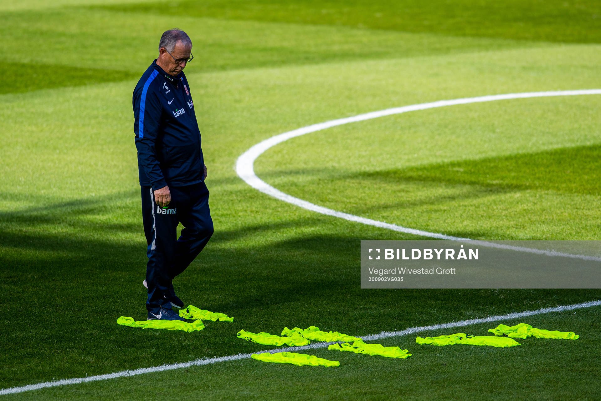 Lars Lagerbäck, head coach of Norway