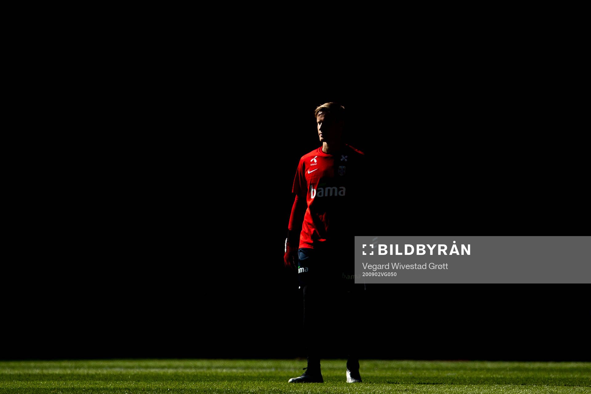 Goalkeeper Sondre Rossbach of the Norwegian national