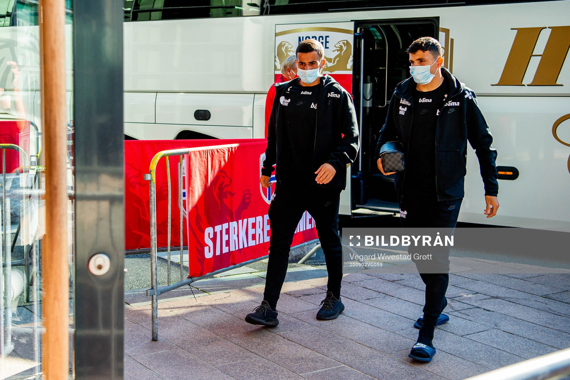 Omar Elabdellaoui and Mohamed «Moi» Elyounoussi of the