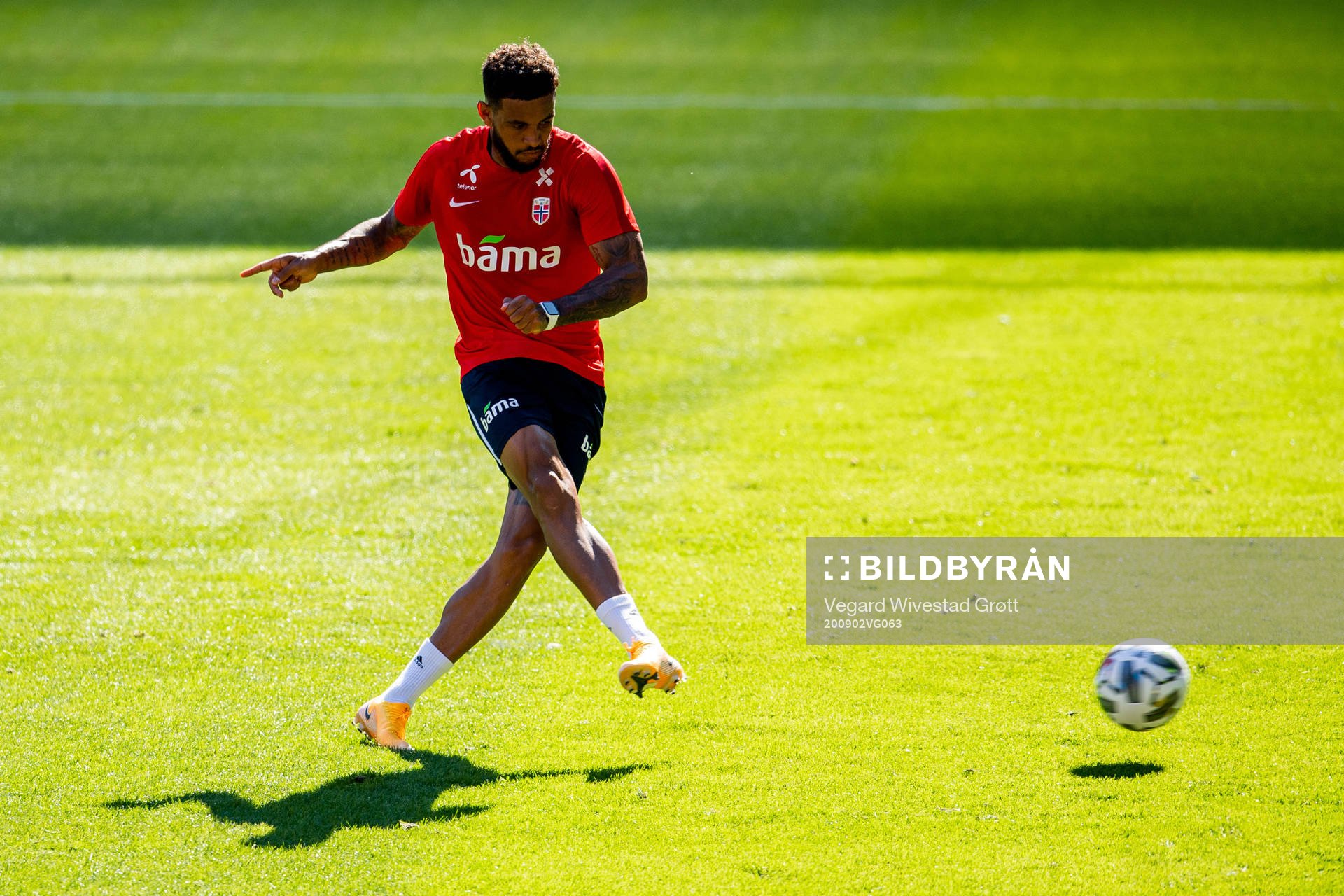 Joshua King of the Norwegian national football team