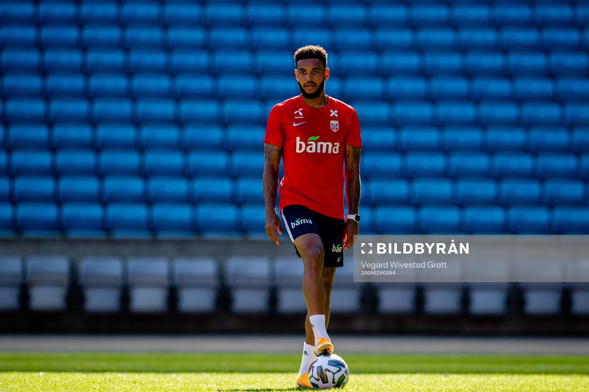 Joshua King of the Norwegian national football team