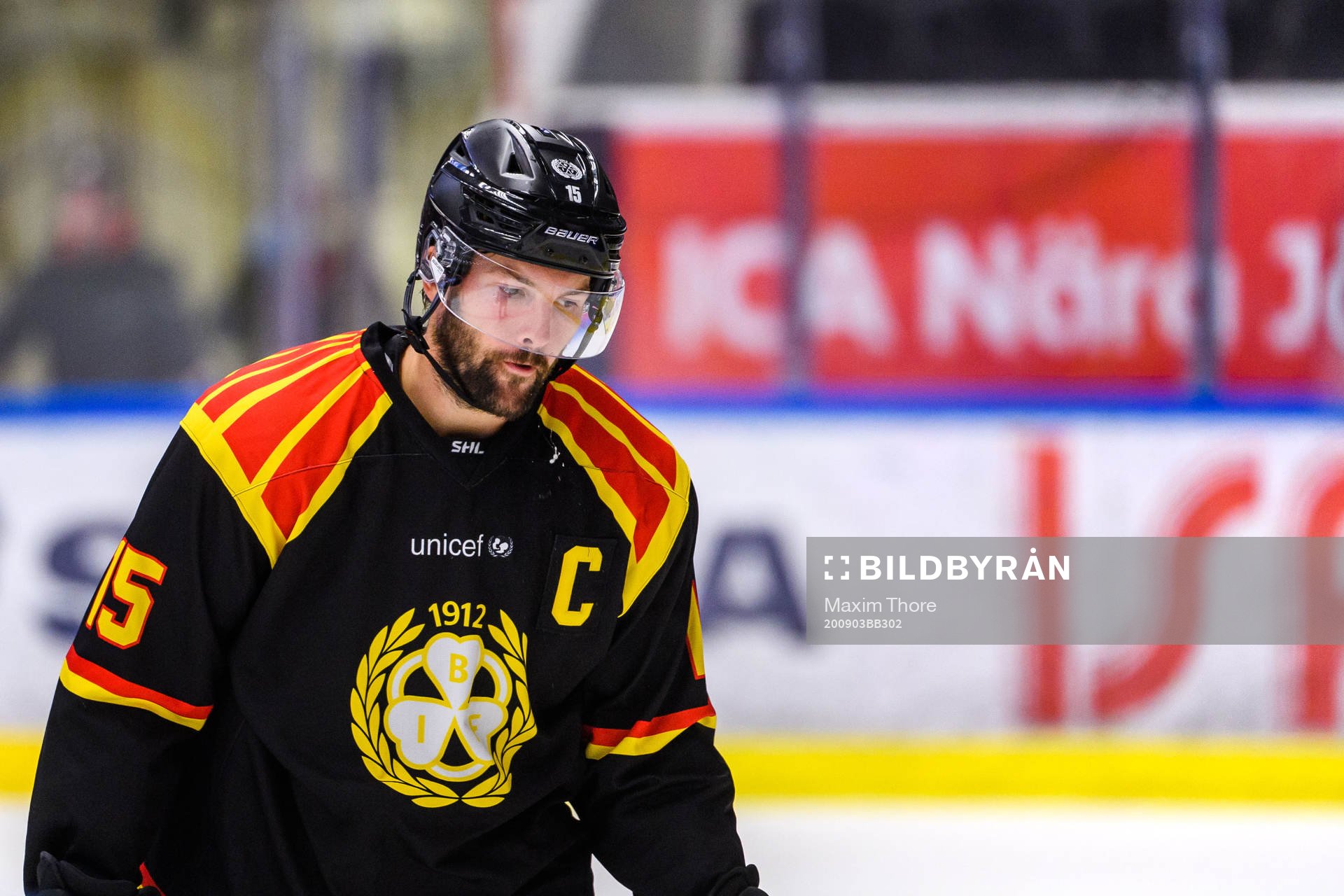 Brynäs Simon Bertilsson deppar