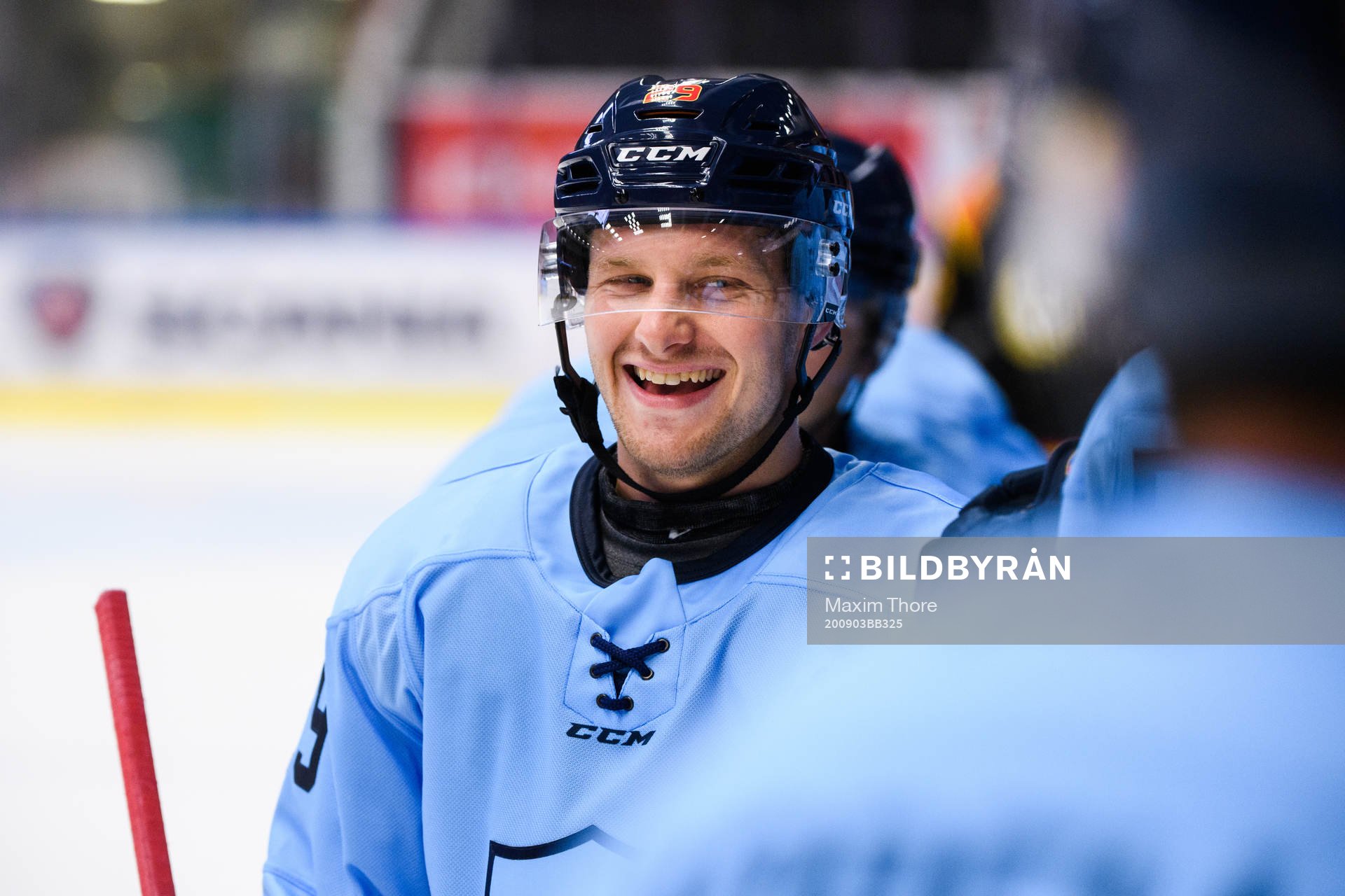 Djurgårdens Sebastian Strandberg jublar