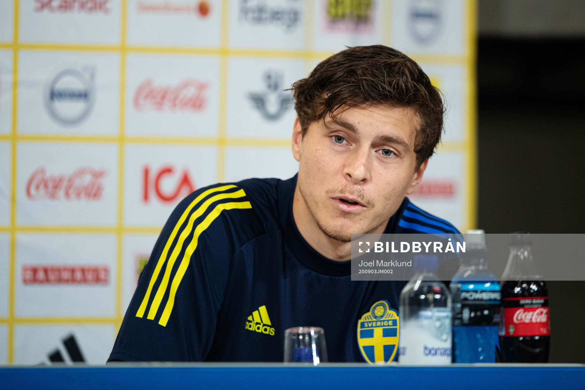 Victor Nilsson Lindelöf of the Swedish national football