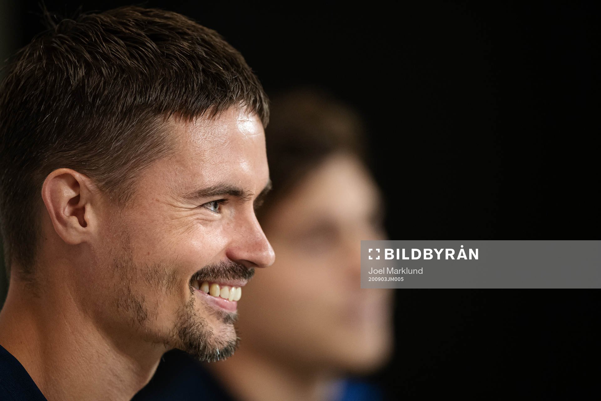 Mikael Lustig of the Swedish national football team