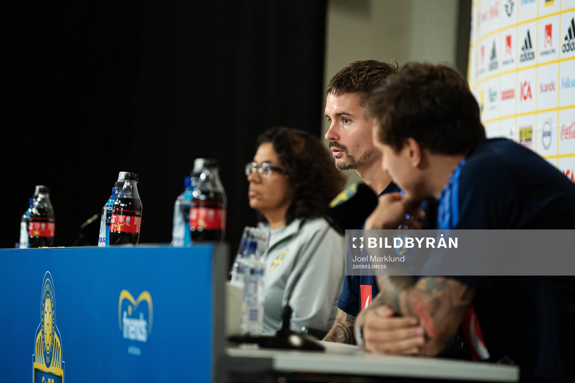 Mikael Lustig of the Swedish national football team