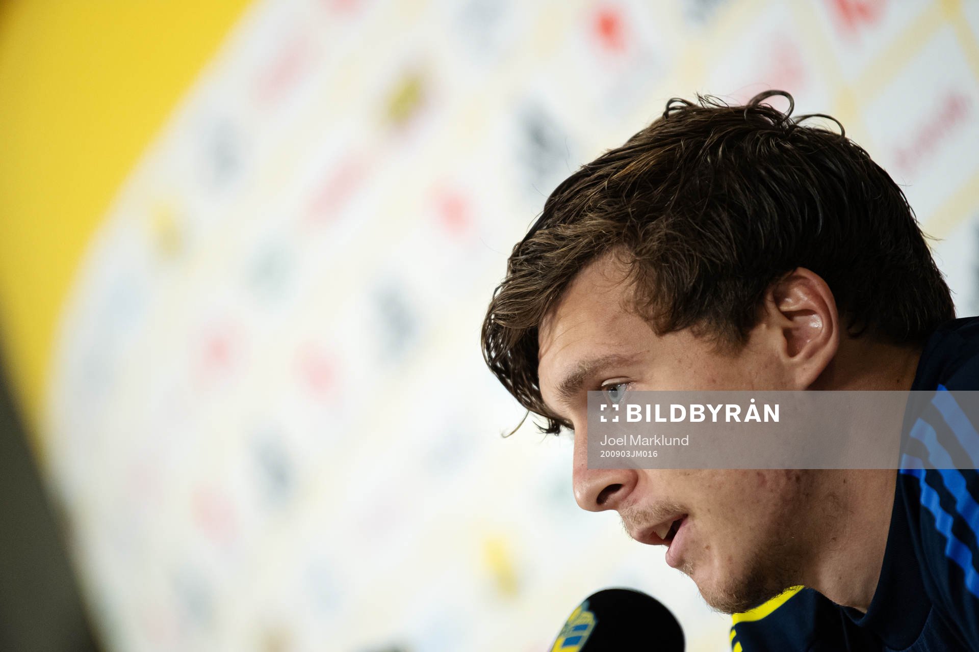 Victor Nilsson Lindelöf of the Swedish national football
