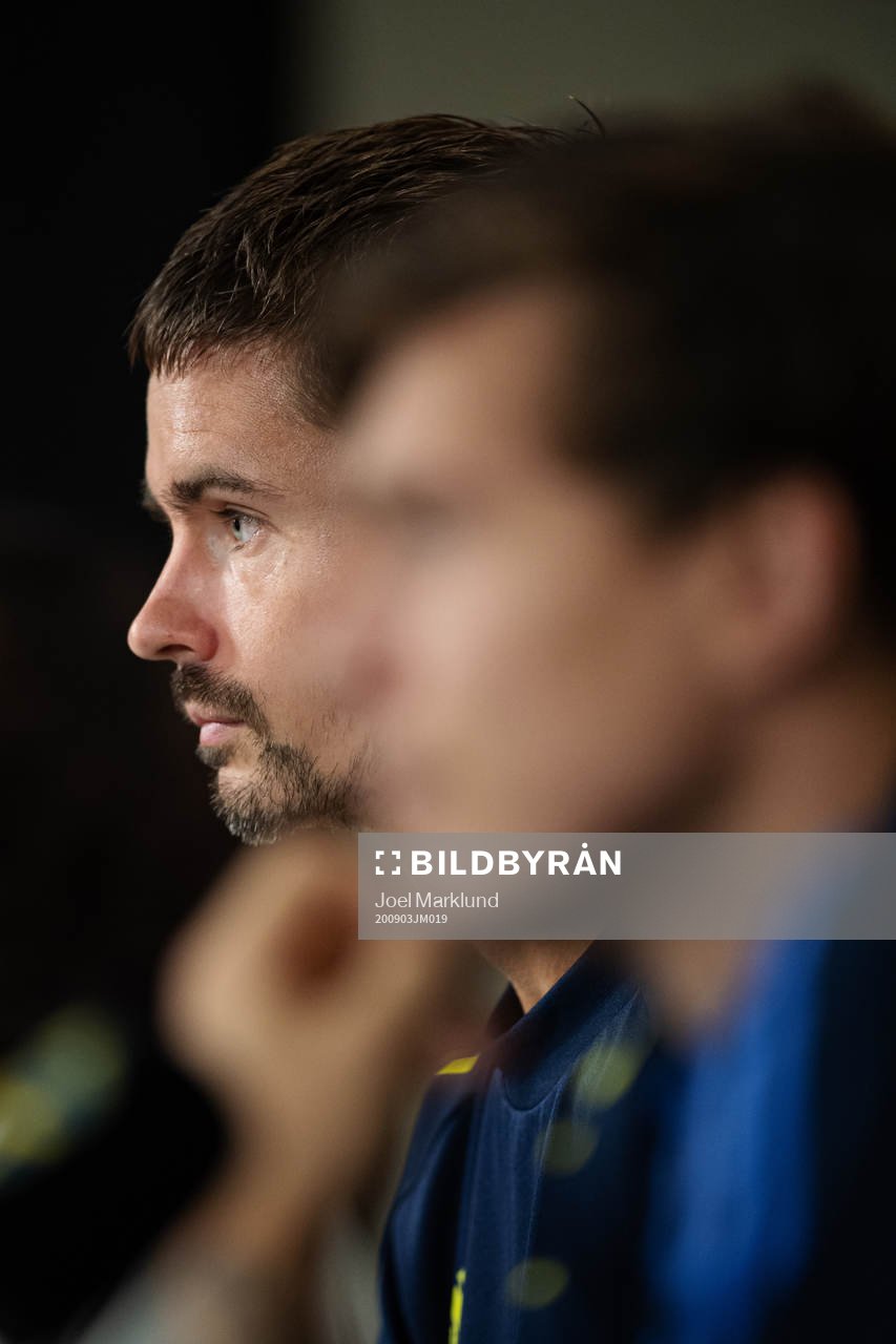 Mikael Lustig of the Swedish national football team