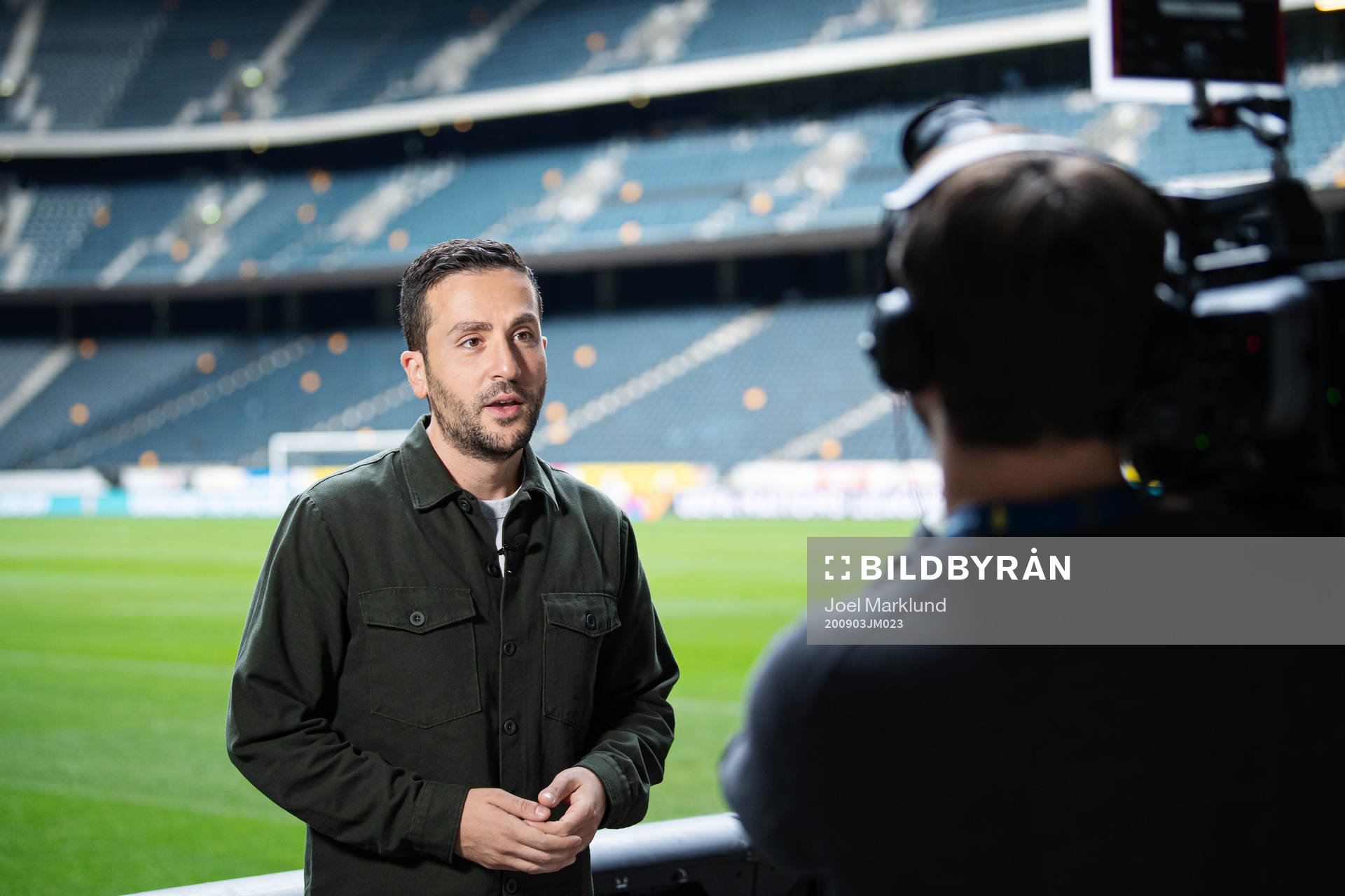 Johan Kücükaslan, reporter at SVT Sport