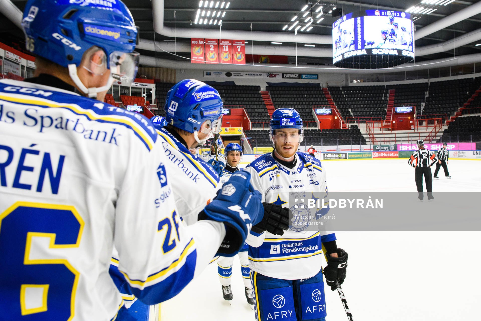 Leksands Peter Cehlarik jublar