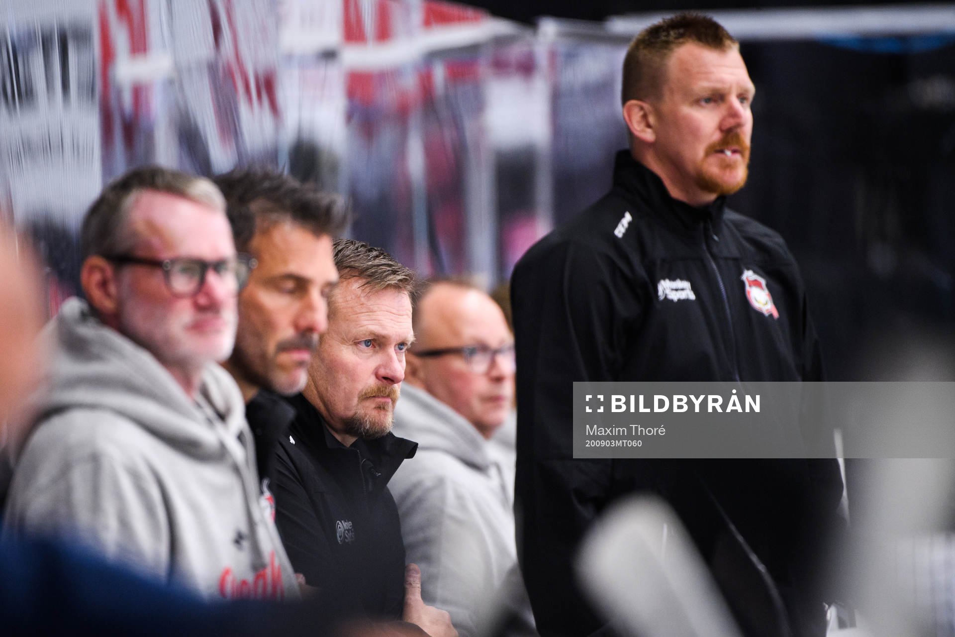 Malmö Redhawks tränare Joakim Fagervall  och assisterande