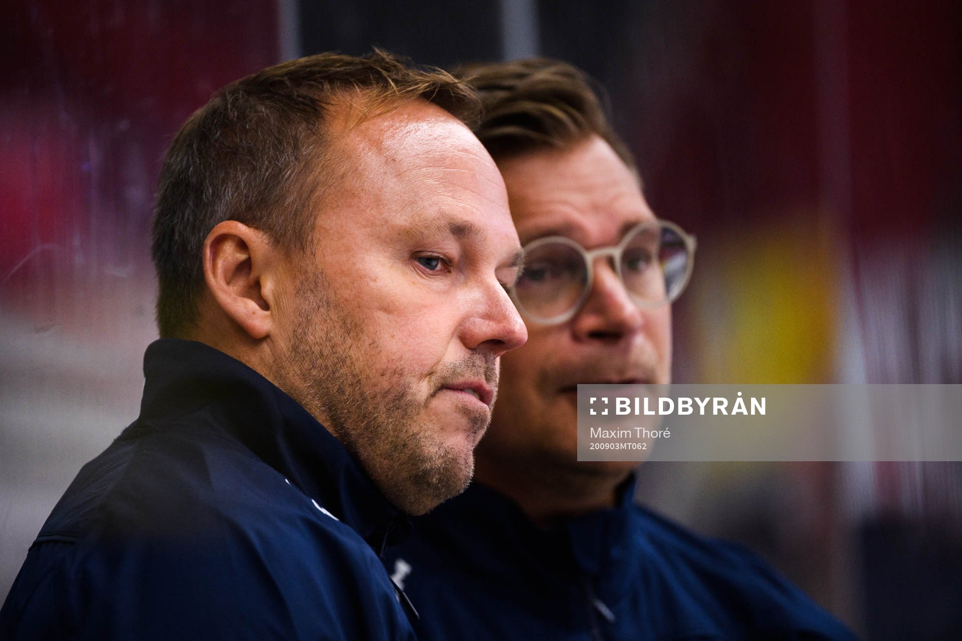 Leksands assisterande tränare Mikael Karlberg och tränare