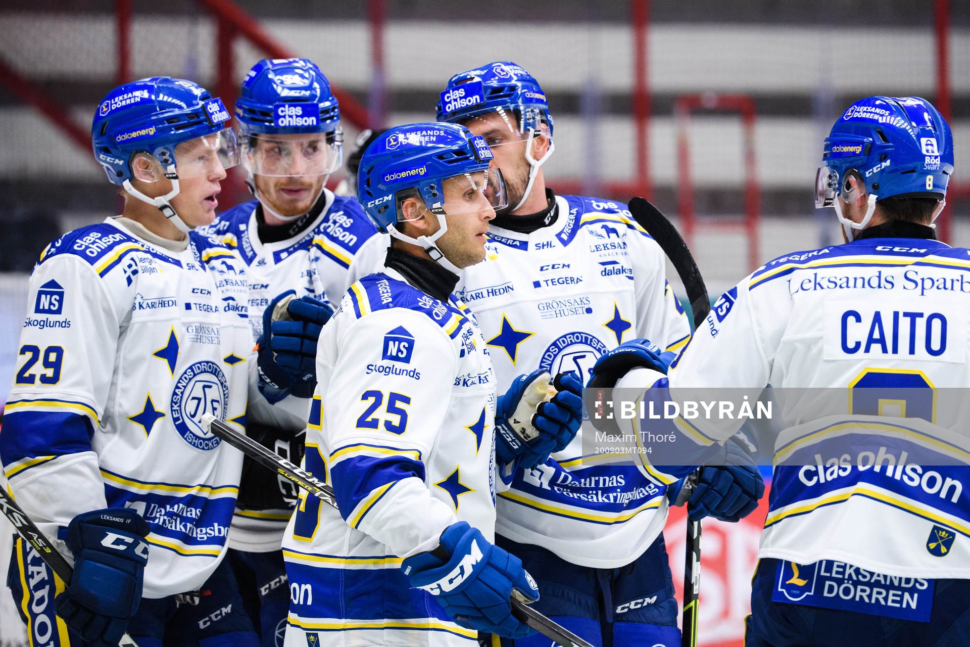Leksands Emil Heineman , Peter Cehlarik, Marek Hrivík och