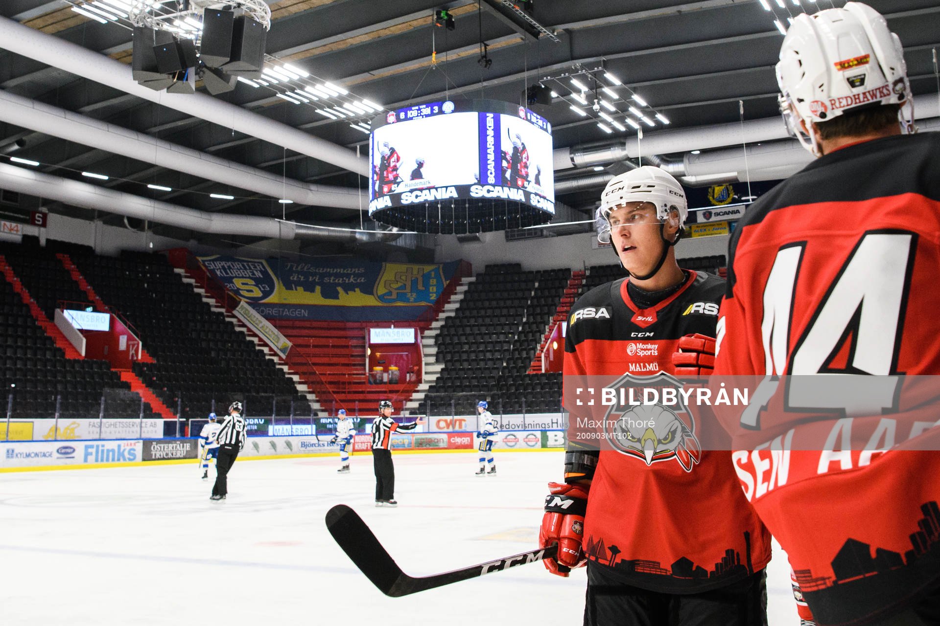 Malmö Redhawks Fredrik Händemark jublar