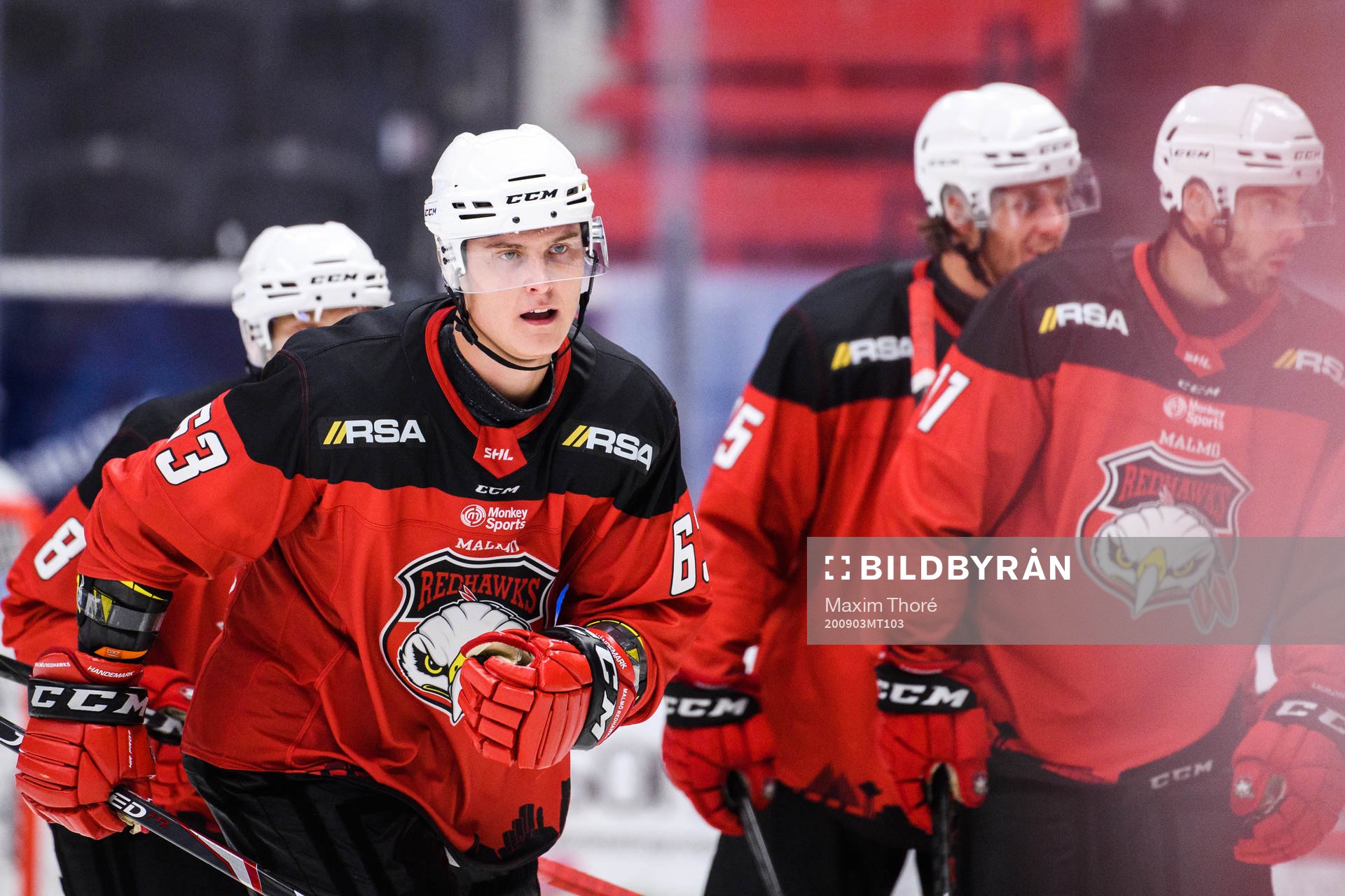 Malmö Redhawks Fredrik Händemark jublar