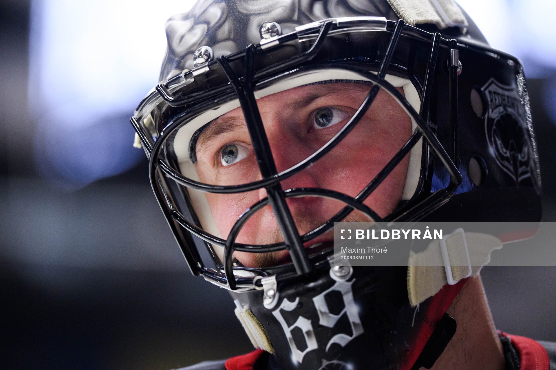 Malmö Redhawks målvakt Oscar Alsenfelt