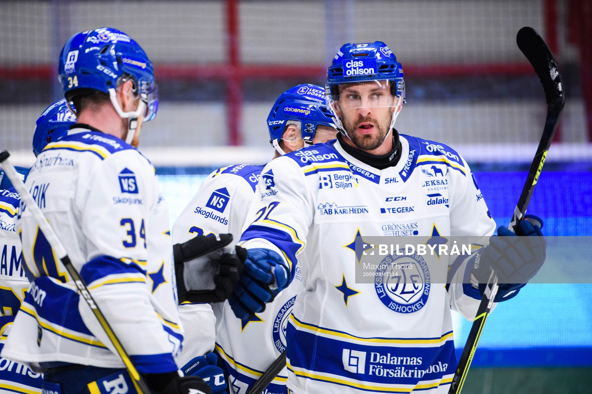 Leksands Marek Hrivík jublar