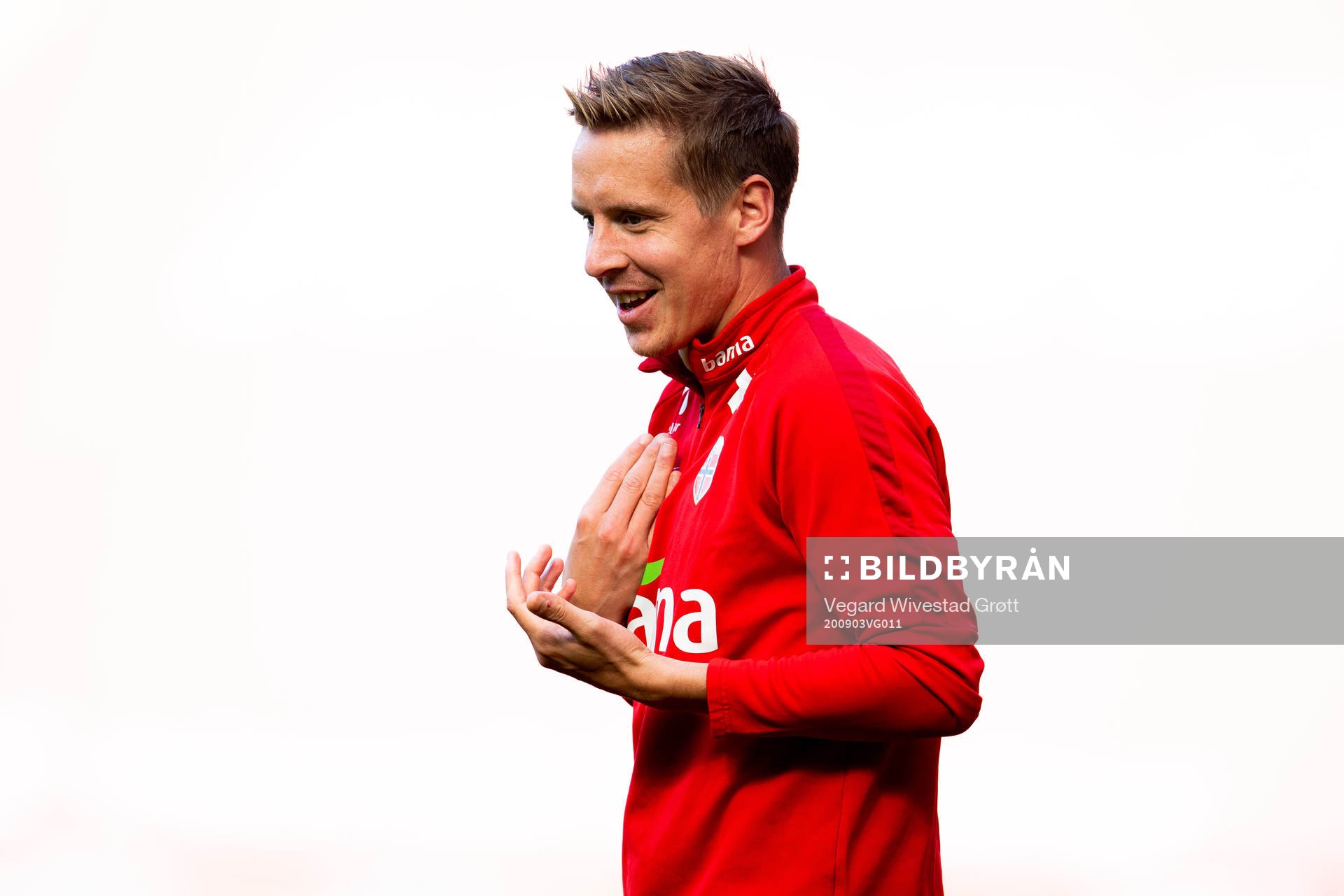 Stefan Johansen of the Norwegian national football team