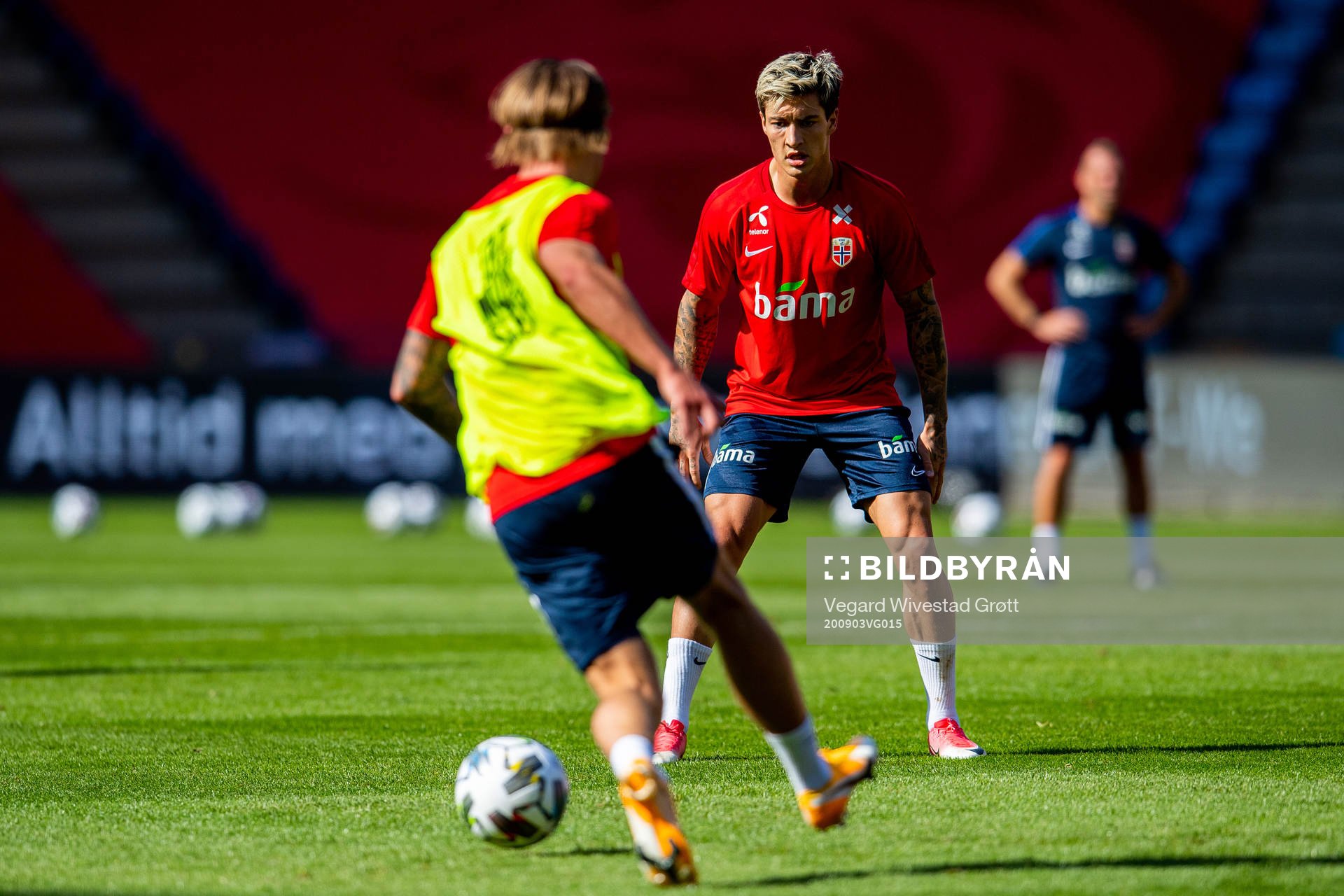Mathias Normann of the Norwegian national football team