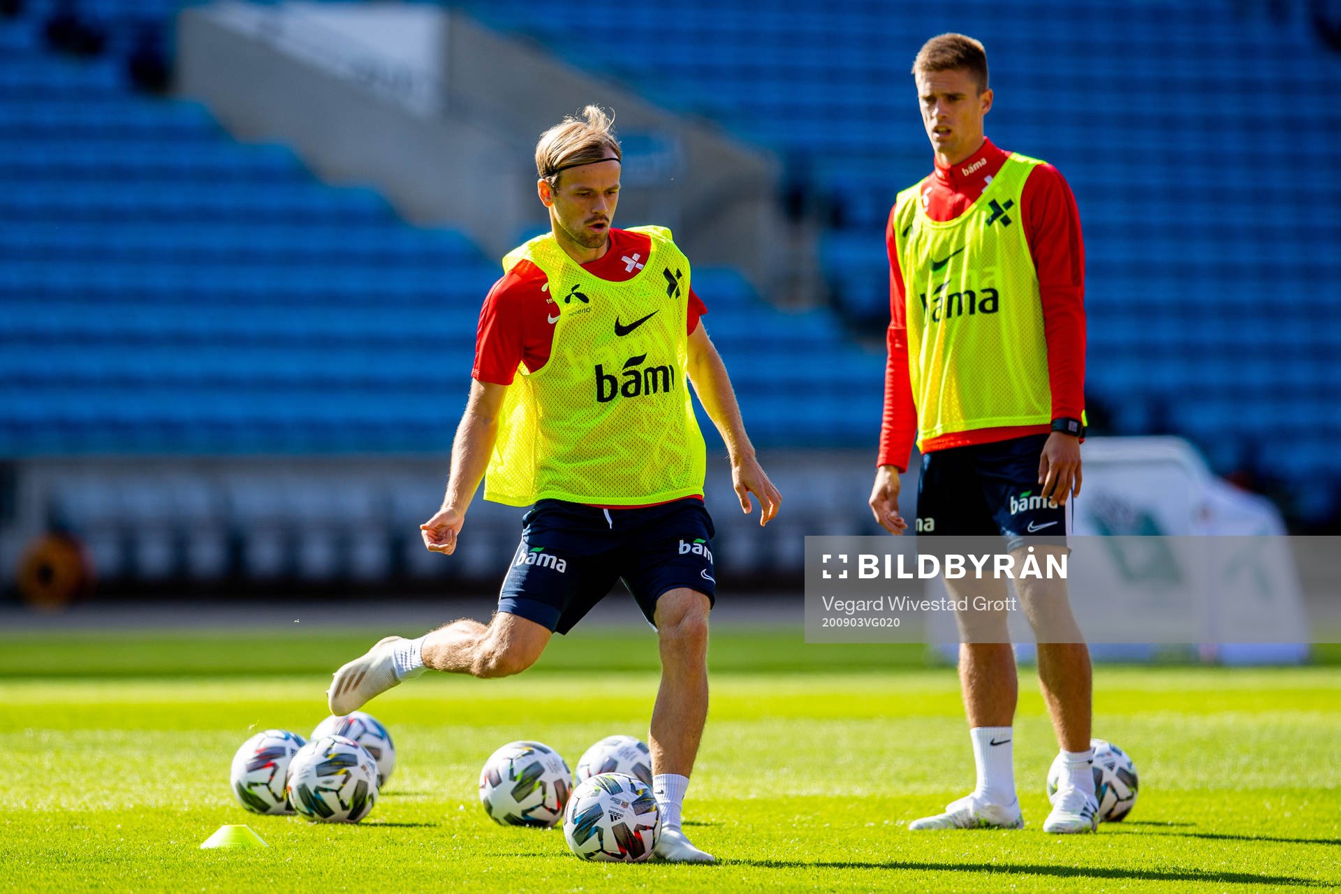 Iver Fossum and Markus Henriksen of the Norwegian national