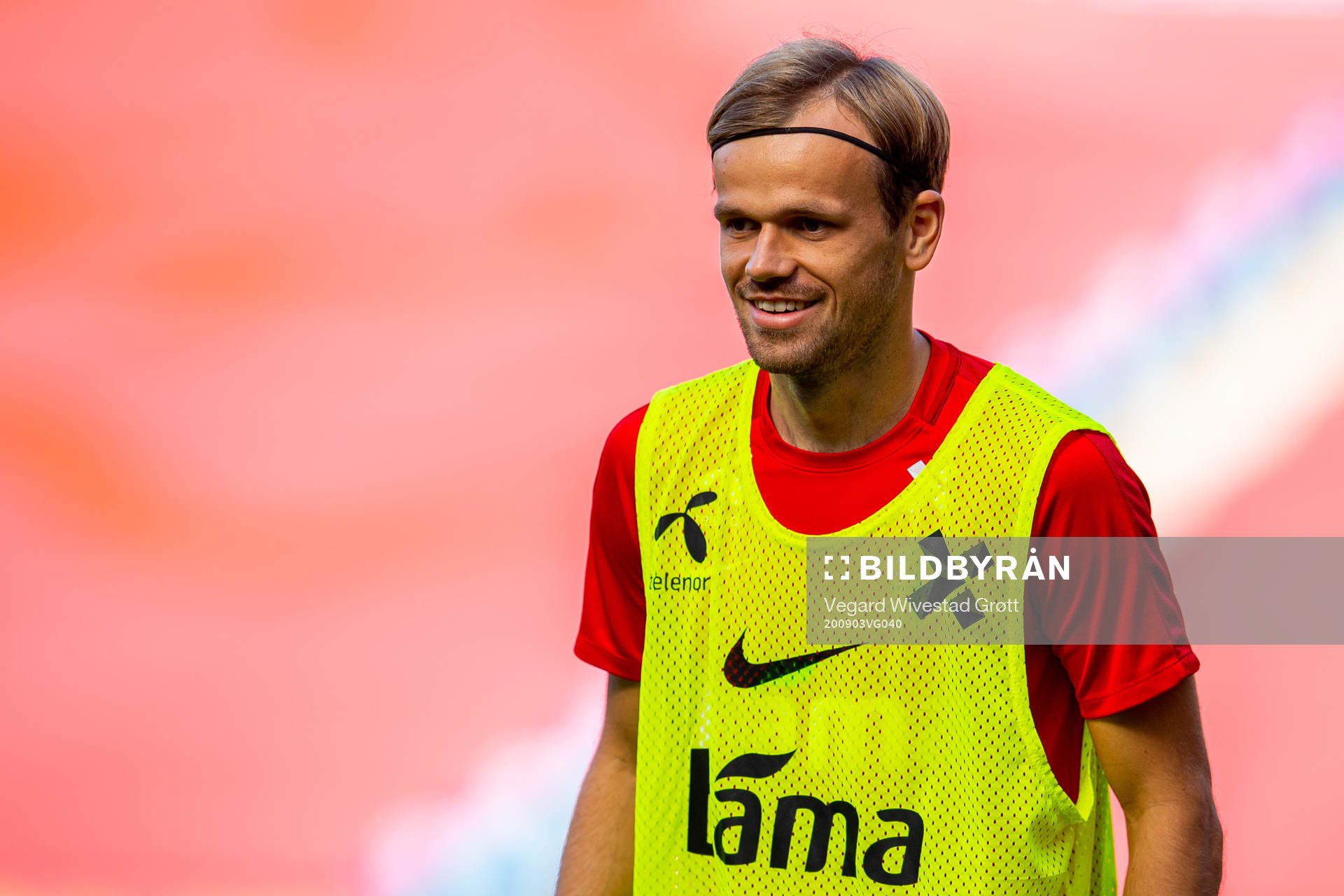 Iver Fossum of the Norwegian national football team