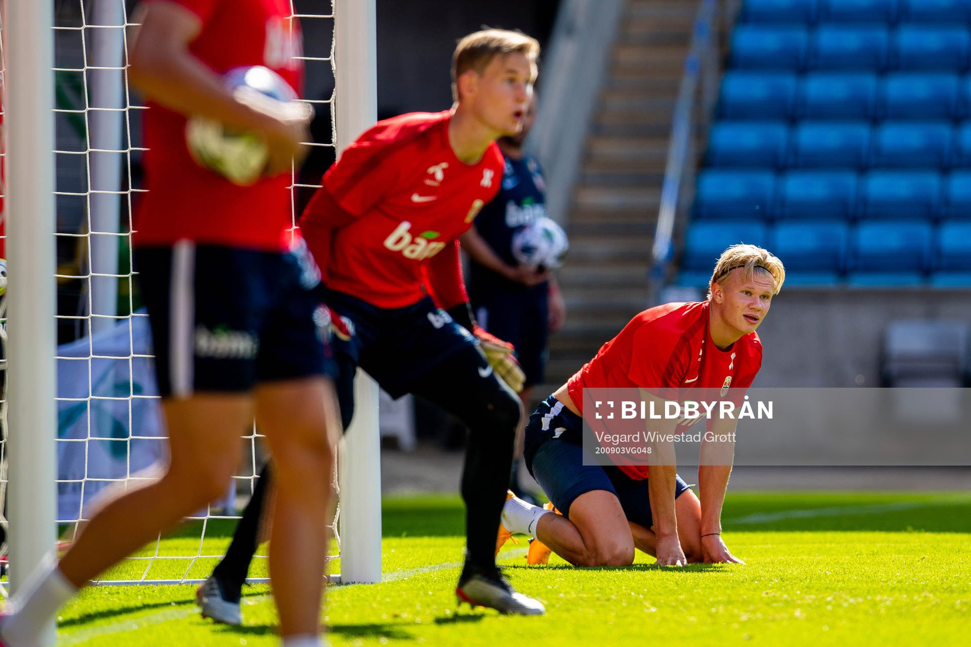 Erling Braut Haaland of the Norwegian national football team