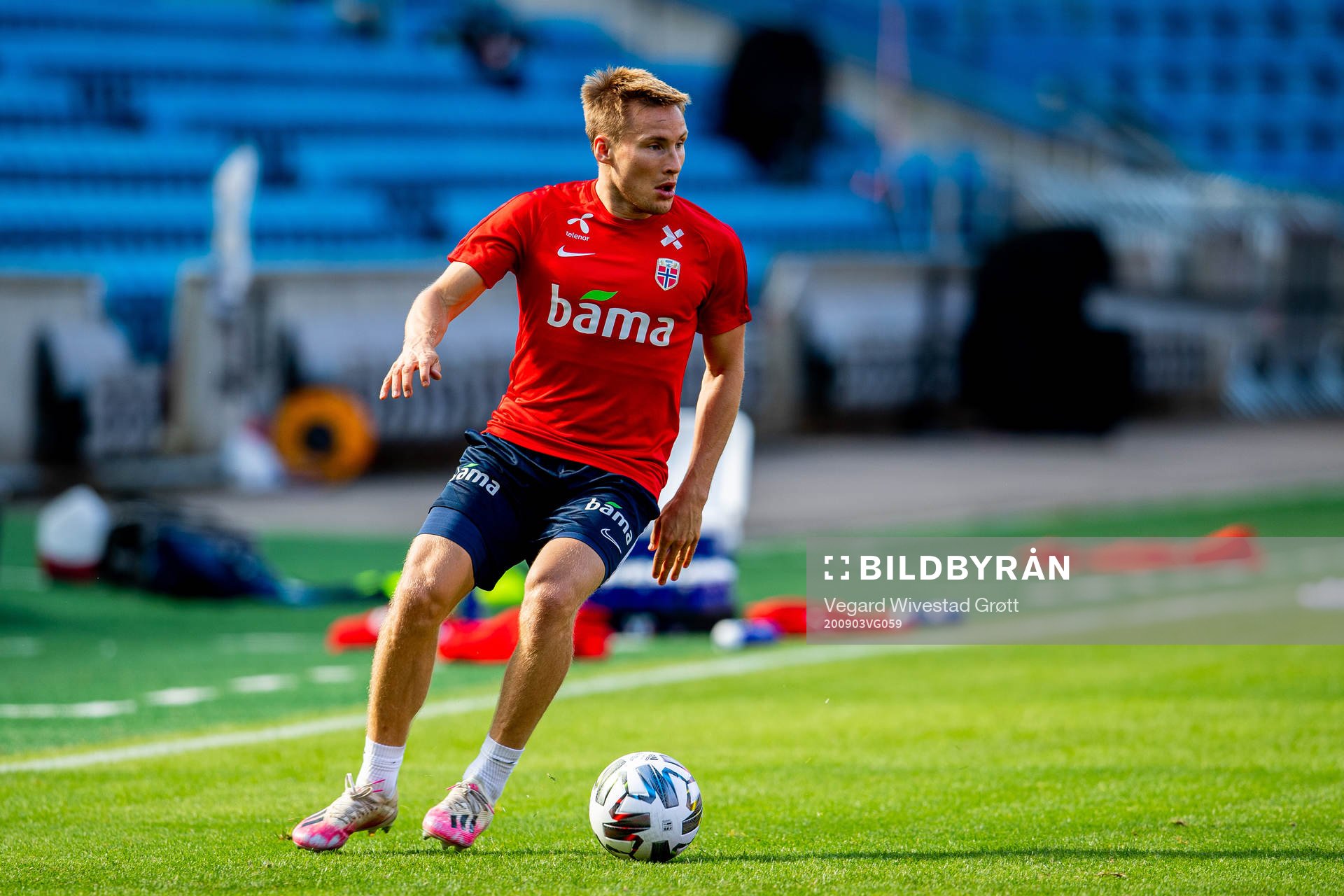 Jonas Svensson of the Norwegian national football team