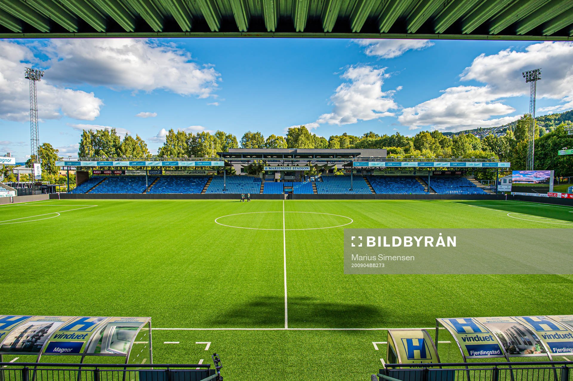 Marienlyst Stadion ahead ofad of the UEFA European Under-21