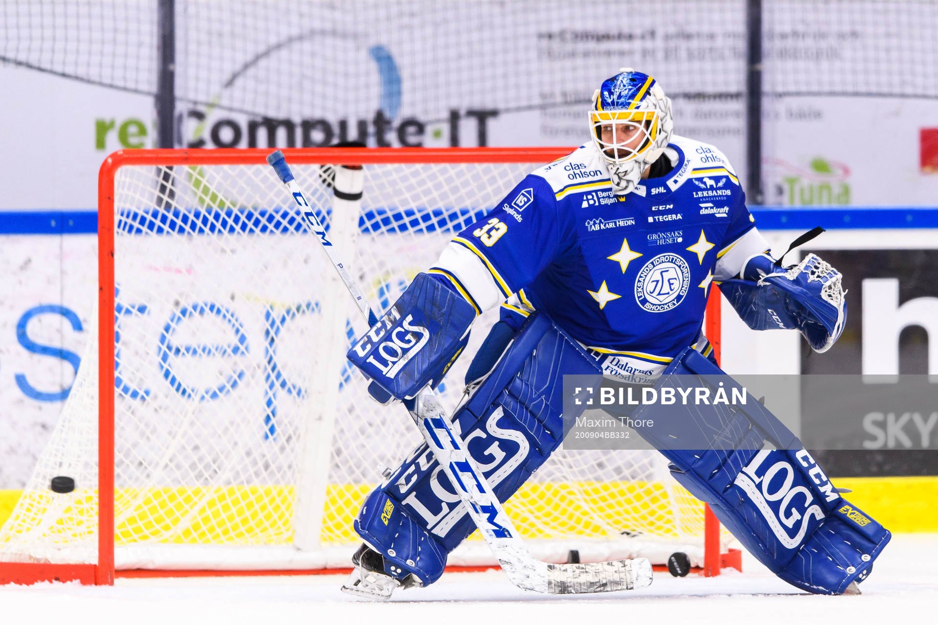 Leksands målvakt Axel Brage
