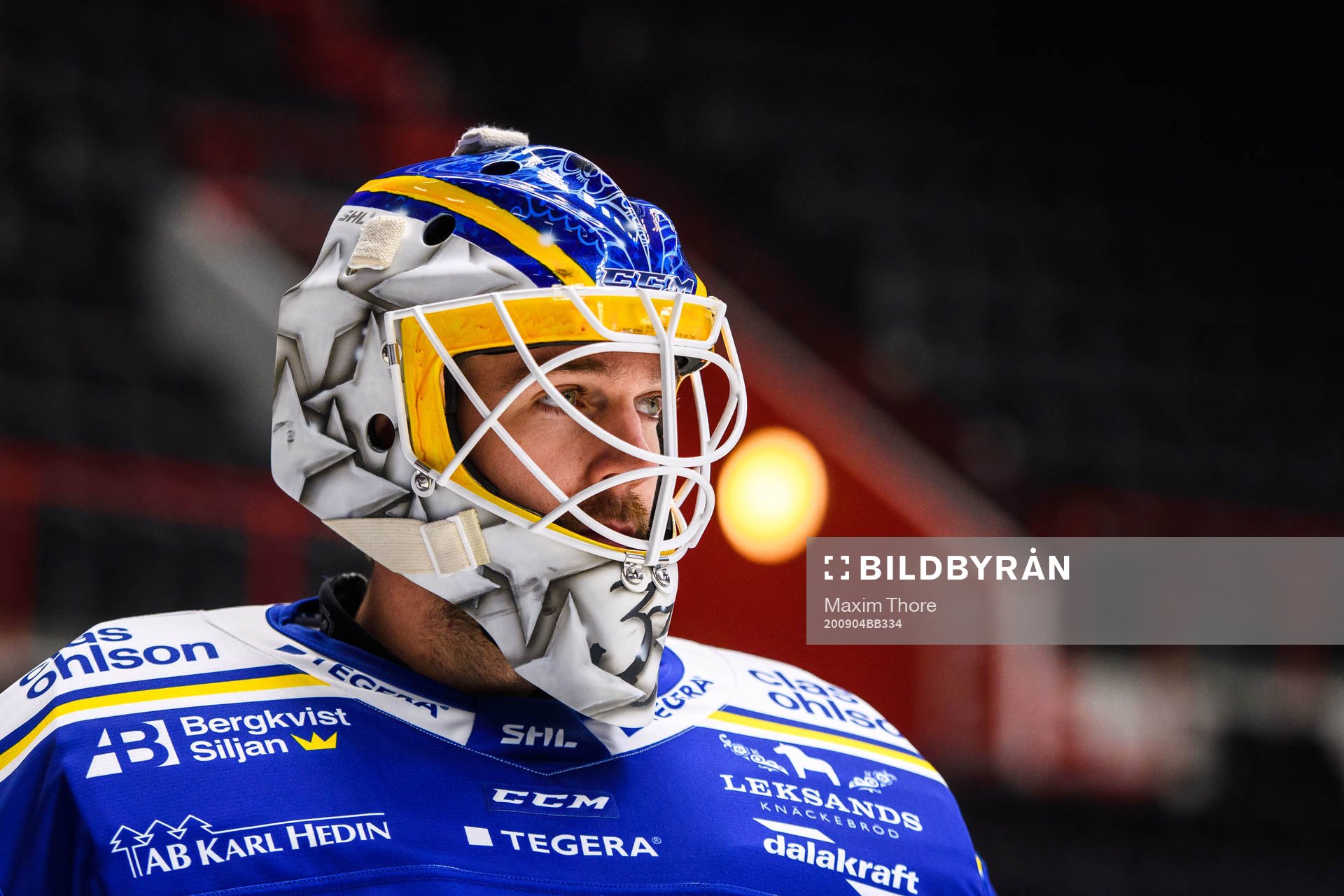 Leksands målvakt Axel Brage