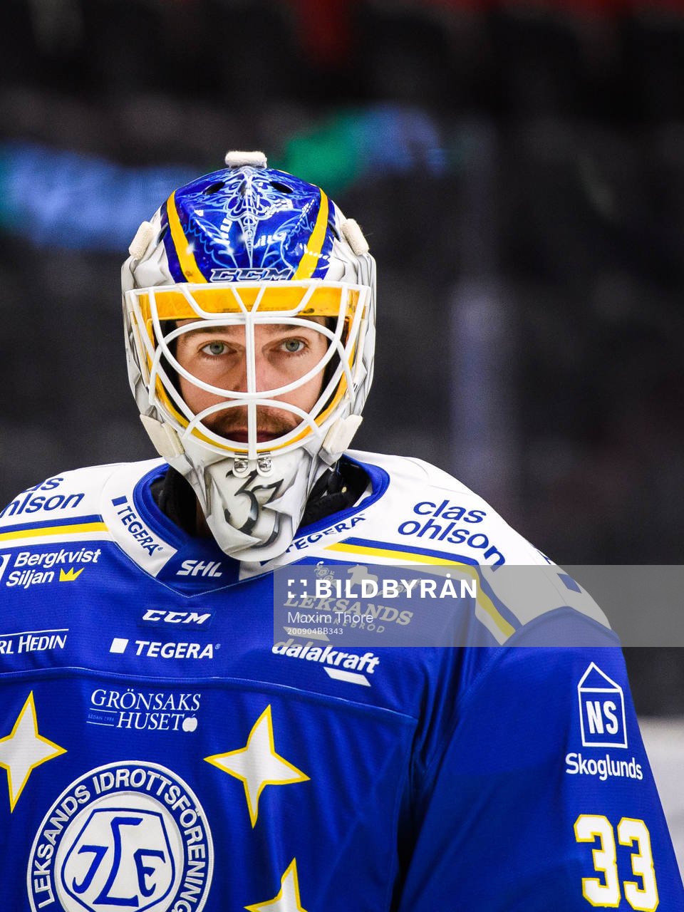 Leksands målvakt Axel Brage