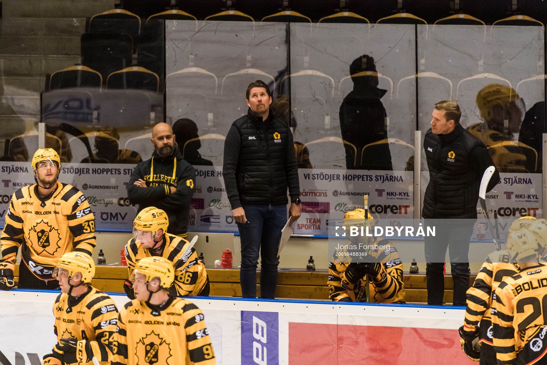 Skellefteås assisterande tränare Stefan Klockare