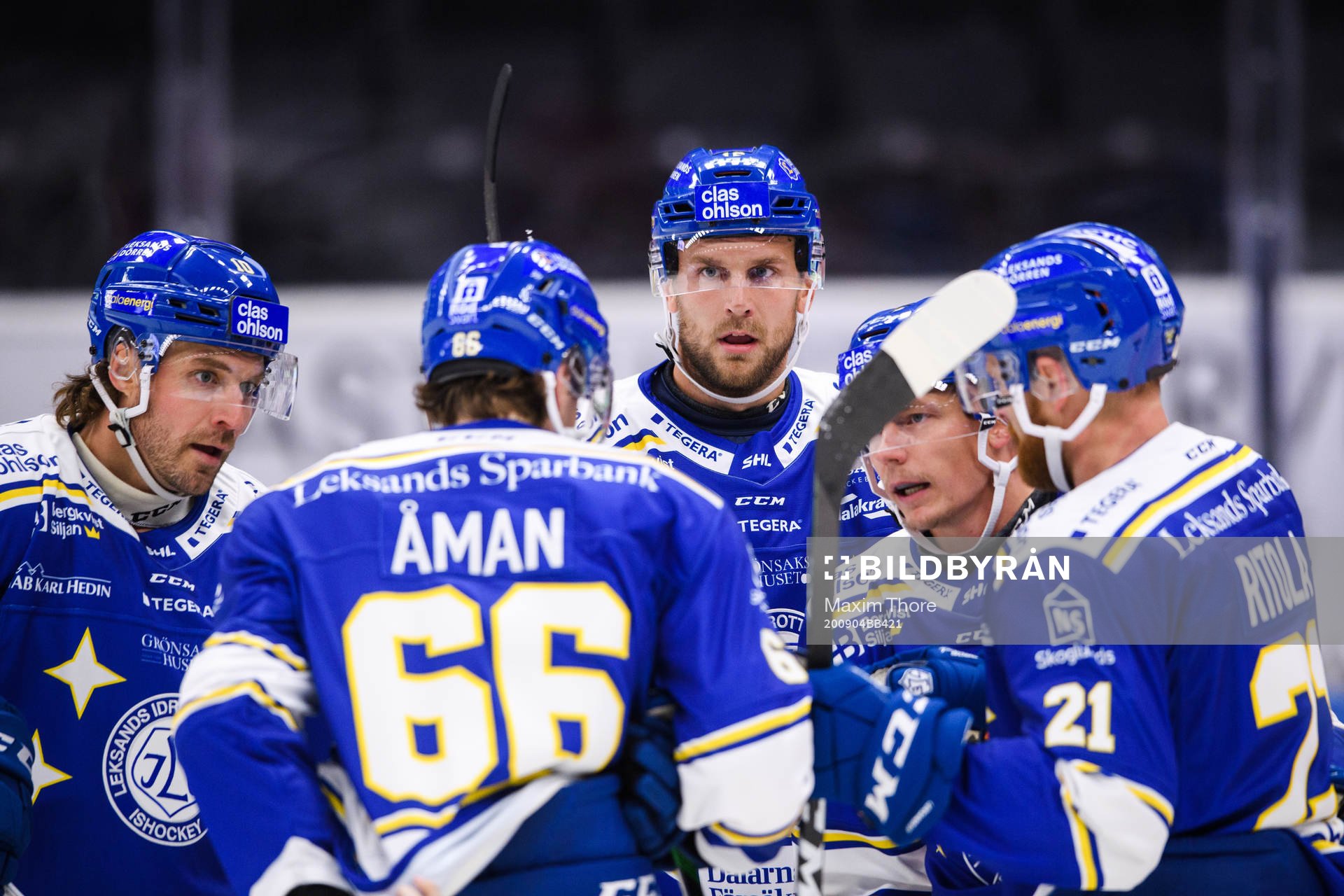 Leksands Daniel Gunnarsson jublar