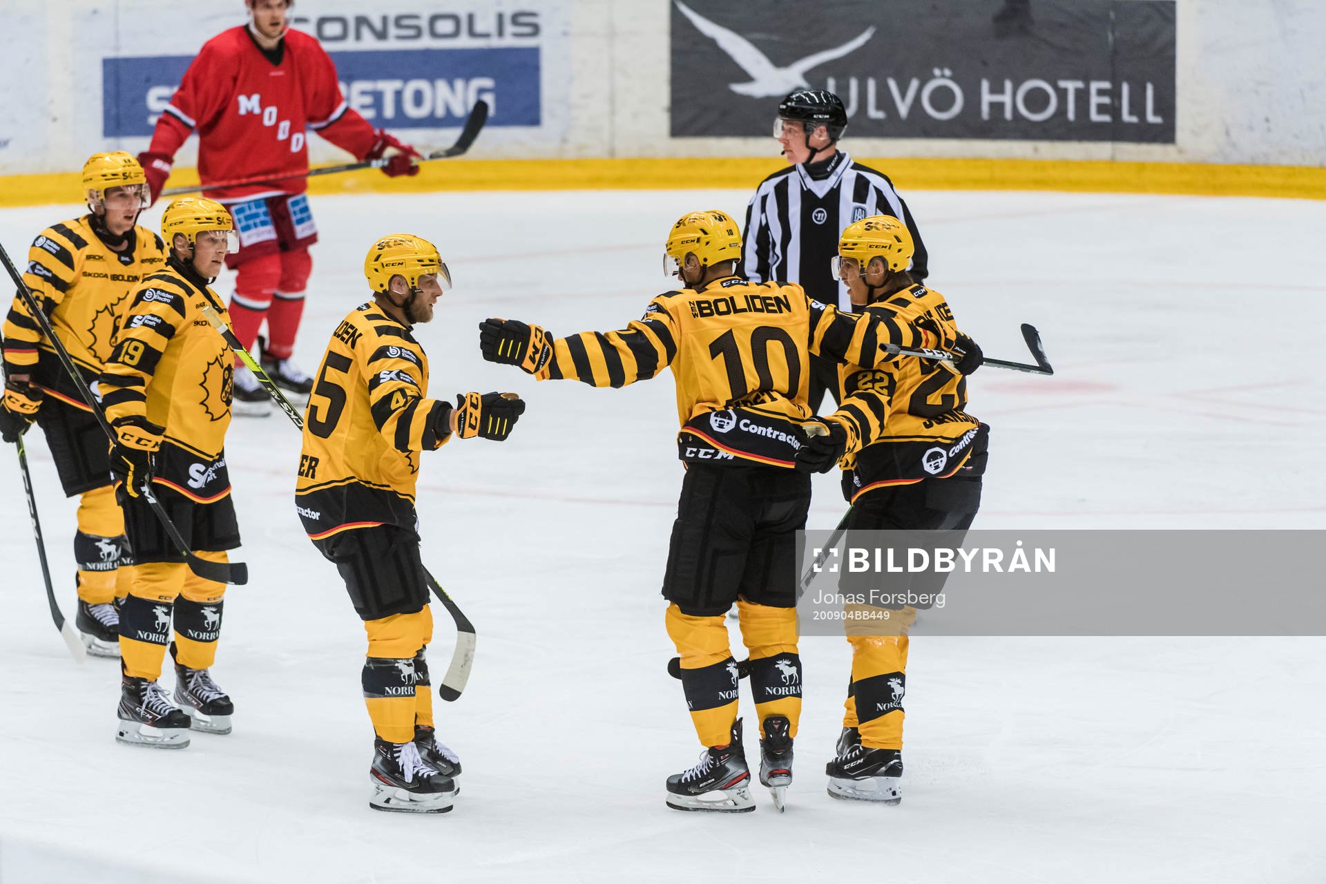Skellefteås Oscar Möller , Joakim Lindström och Jonathan